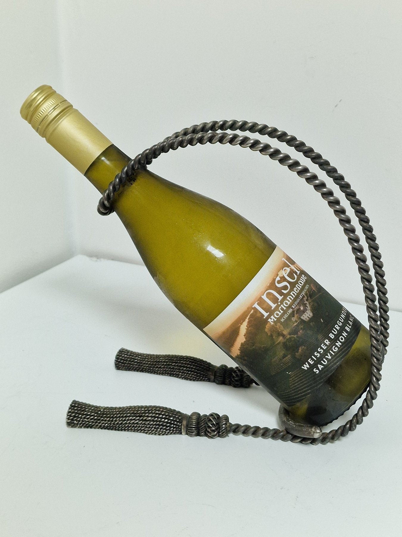 antique French table dining wine bottle holder pourer diner classic vino, solid