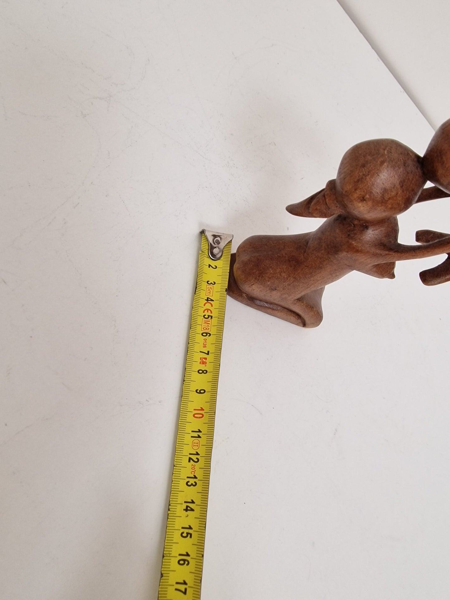 African Wood Mother and Child Sculpture, Rustic Home Decor