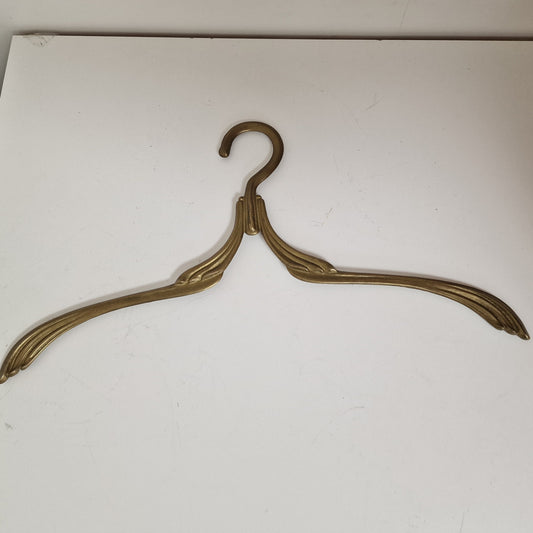 Art Nouveau Brass Coat Hanger, Luxury Dressing Room Hook
