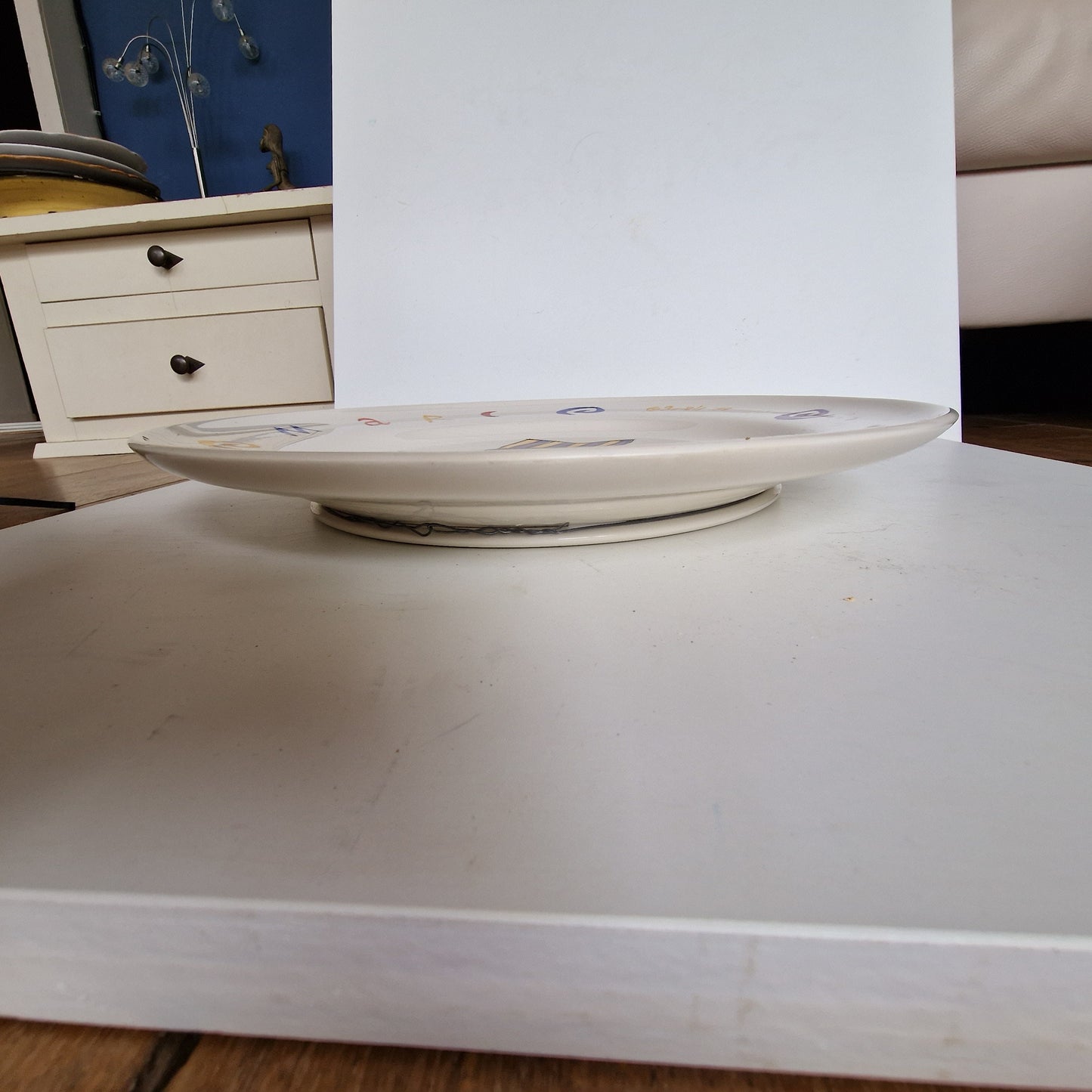 Clemens Briels XXL plate platter art handbeschilderd RARE authentic original