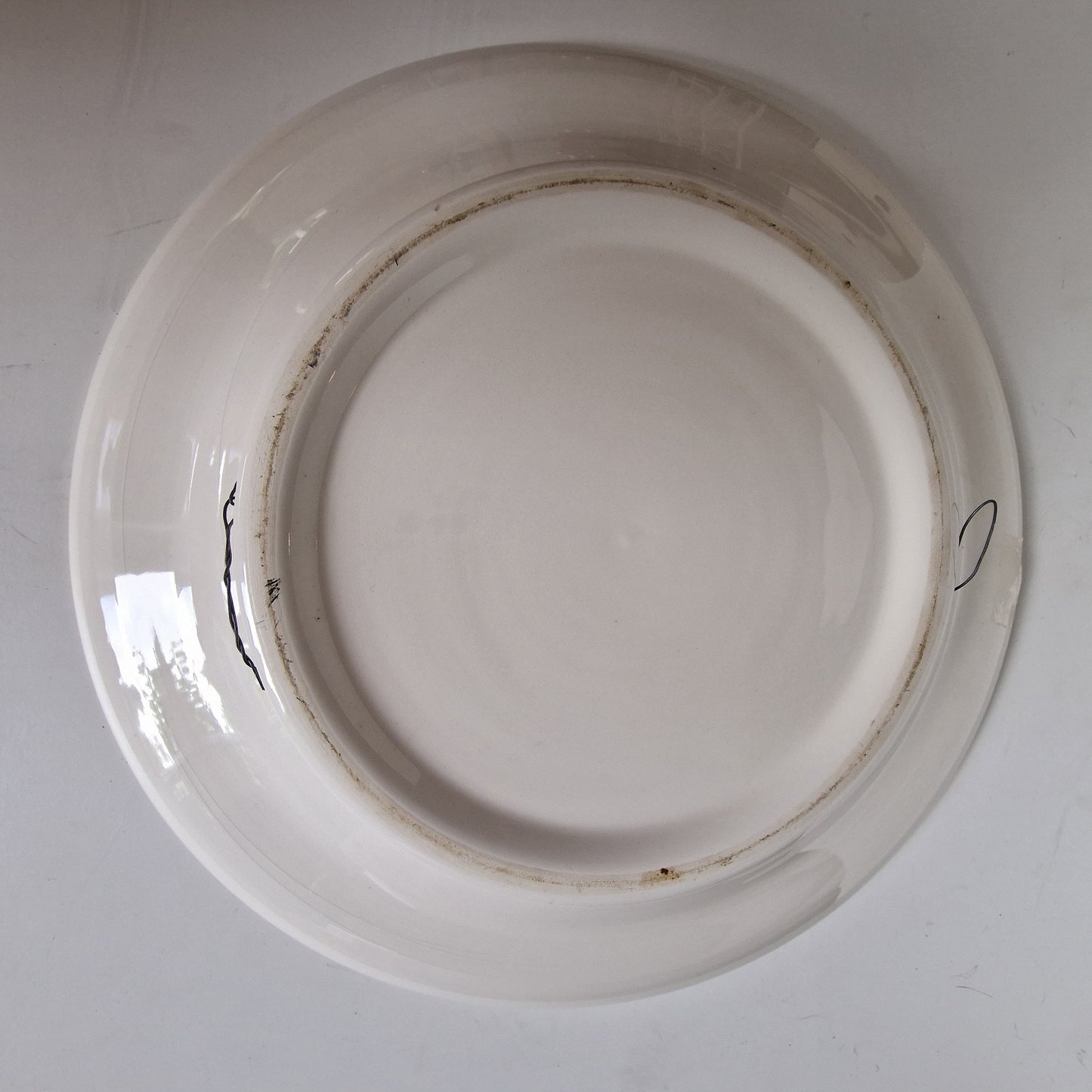 clemens Briels, XXL plate, artist handpainted large plate platter art handbeschilderd RARE authentic original