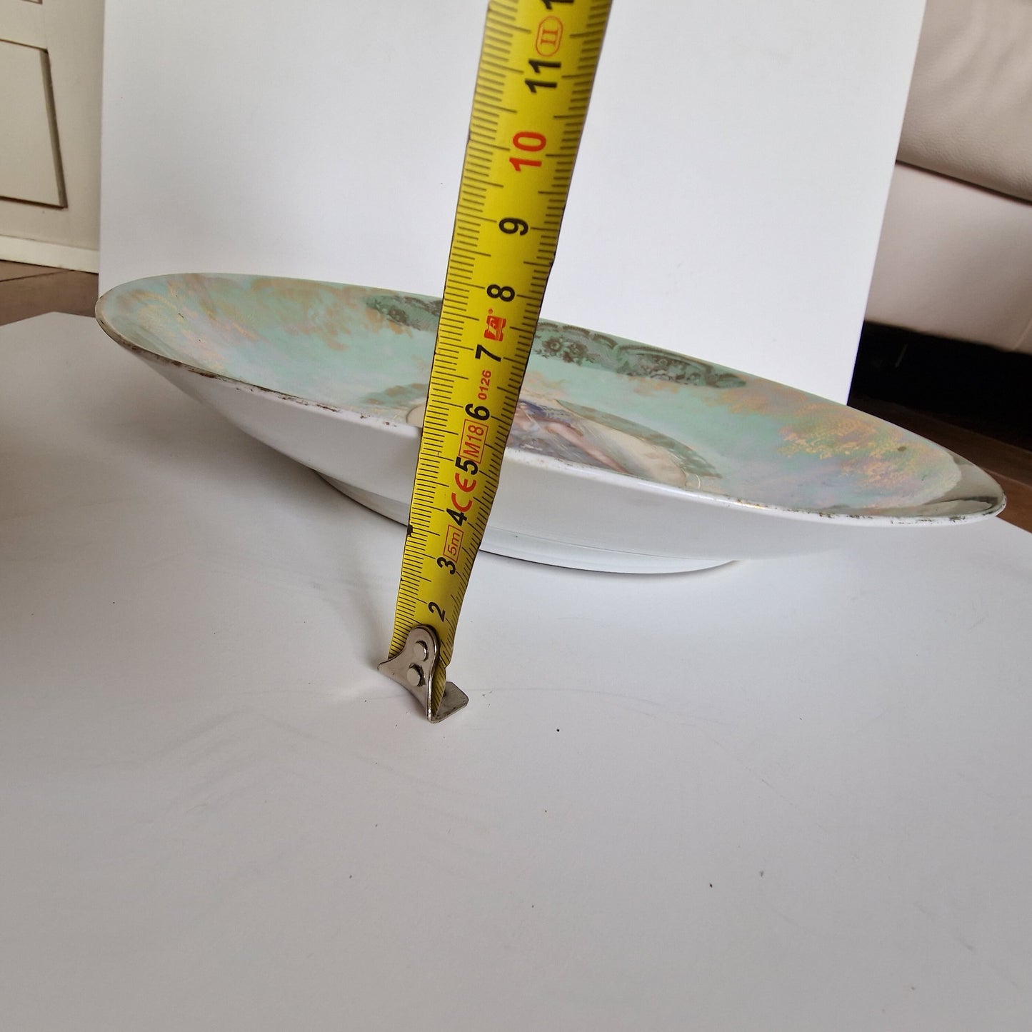XL Jugendstil Iridescent Lusterglaze Plate, 1900-1910