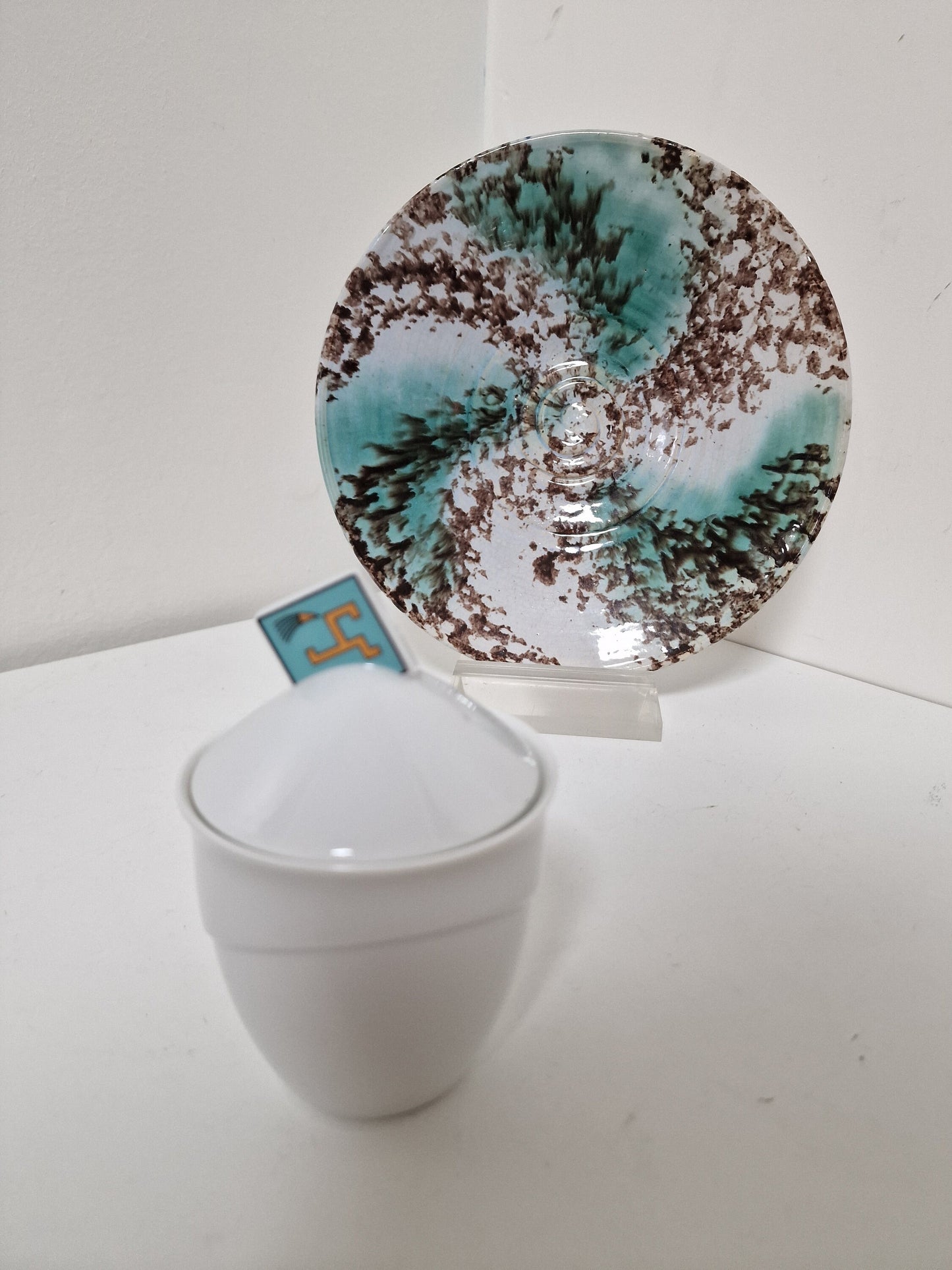 Dorothy Hafner Rosenthal Porcelain Coffee Set, Flash One, 80s Pop Art