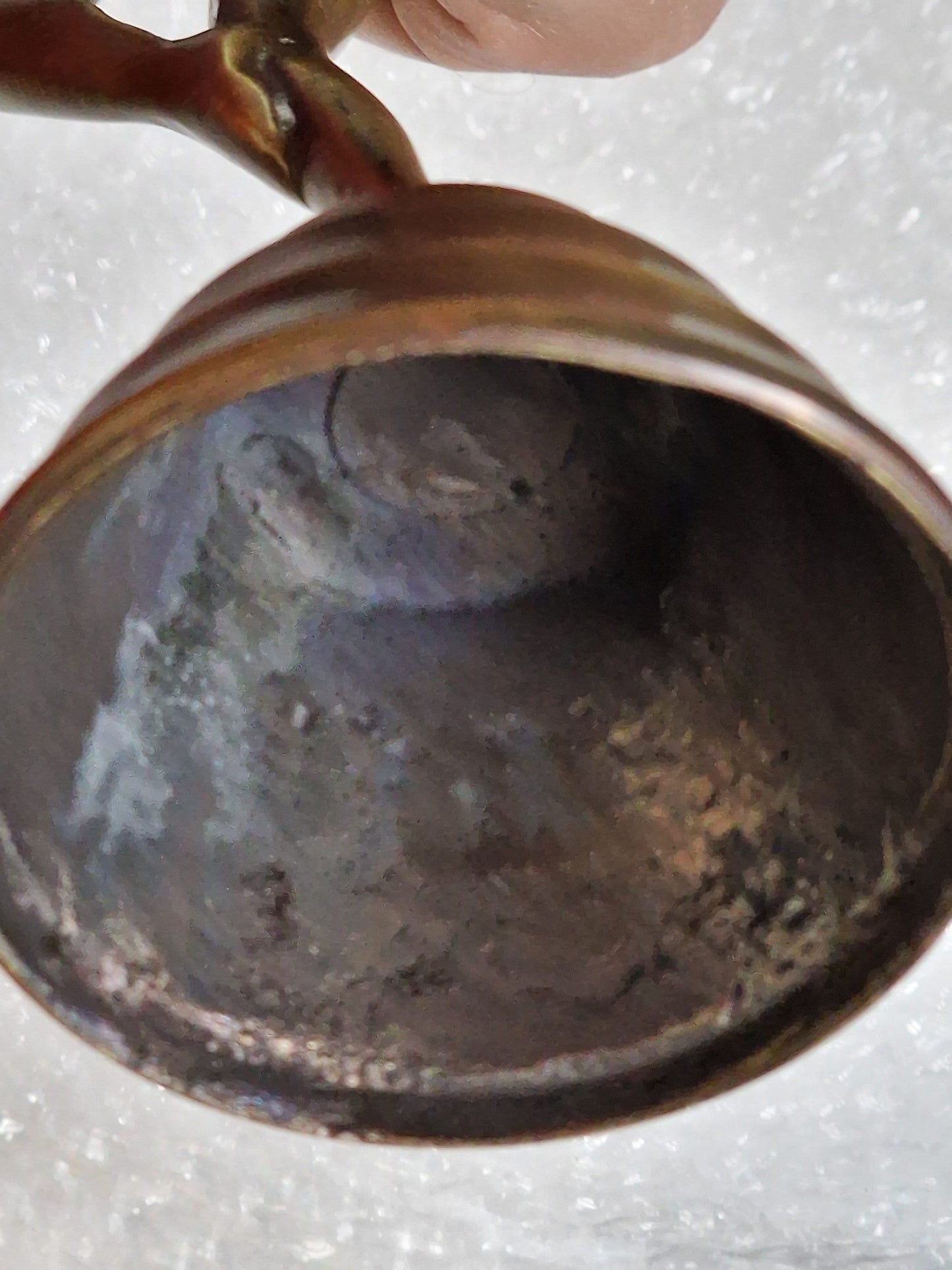 Art Nouveau Bronze Ostrich Egg Candleholder, Austrian Fauvism Decor