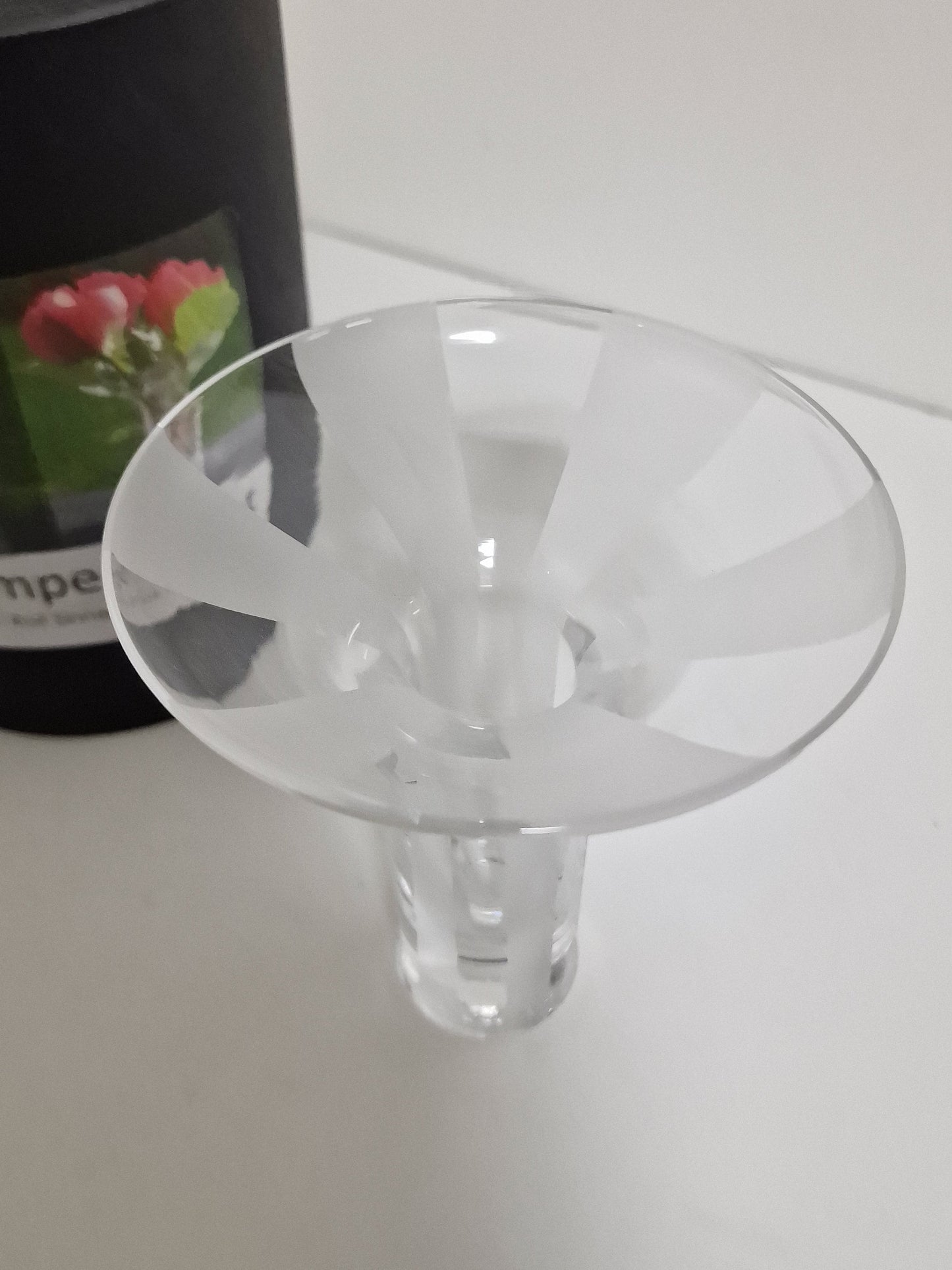 Rolf Sinnemark X Målerås , Glass Vase, Glass Denmark - 1975-2000 scandinavian design vaas scandinavie