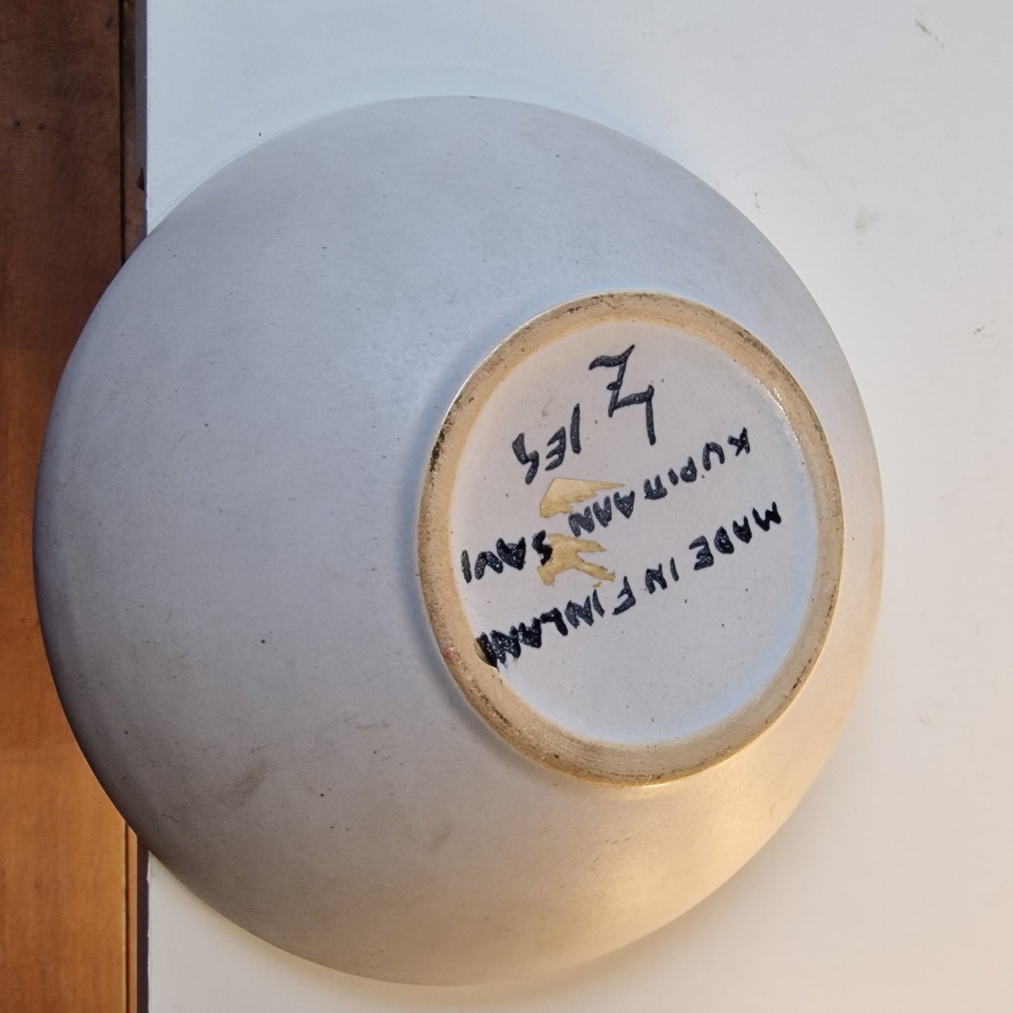 Kupittaan Savi Vintage keramische kom  Finse Scandi finland pottery designer midcentury