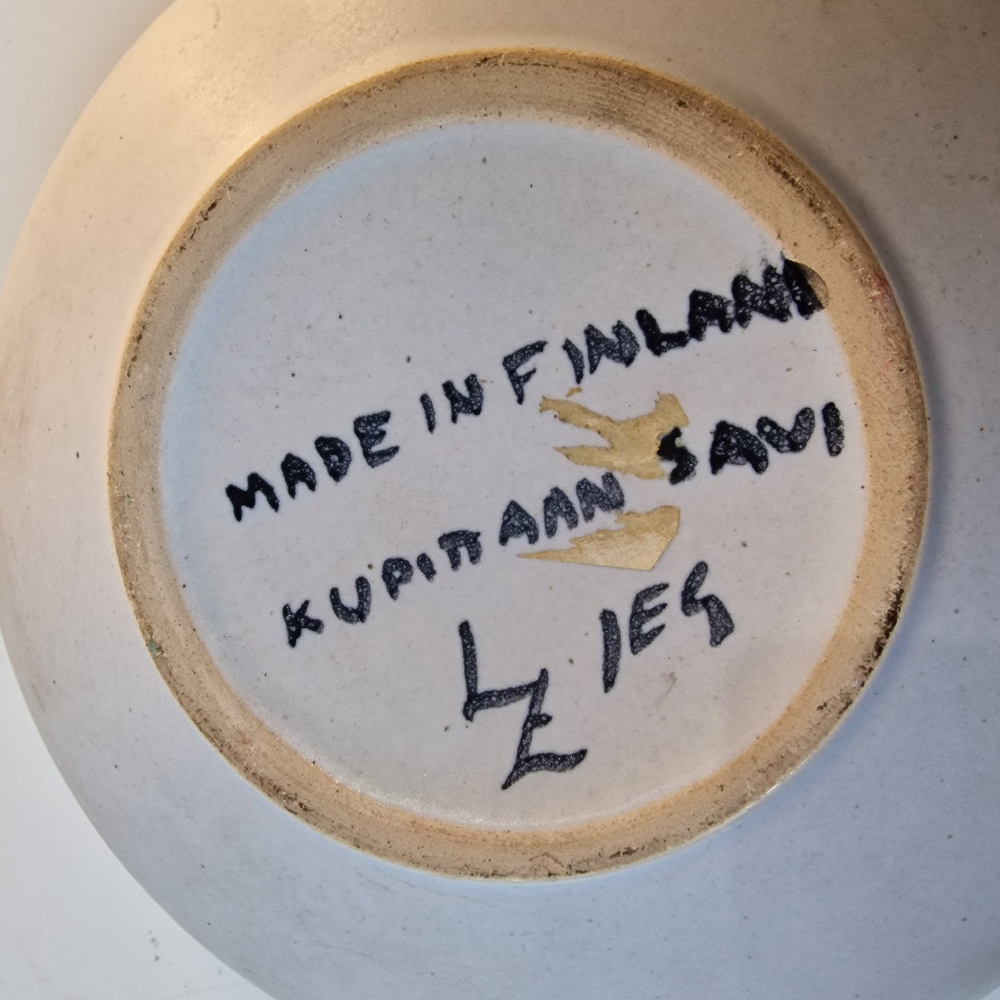 Kupittaan Savi Vintage keramische kom  Finse Scandi finland pottery designer midcentury