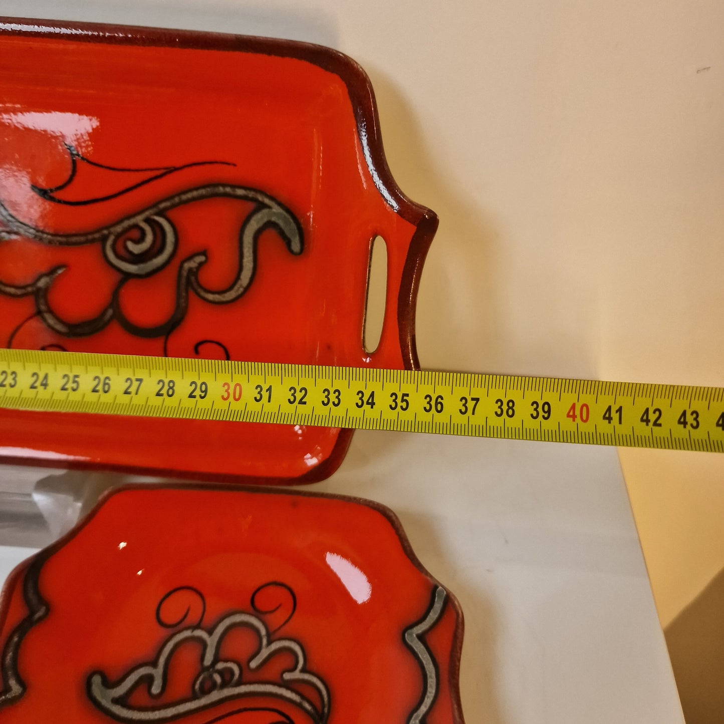 Vintage Tokio Flora Gouda Pottery Set, Hand-Painted Dutch Plateel