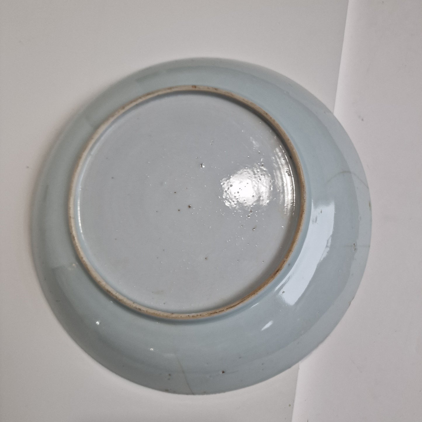 Pair of Antique Kangxi Porcelain Dishes, Floral Decor, 18th Century