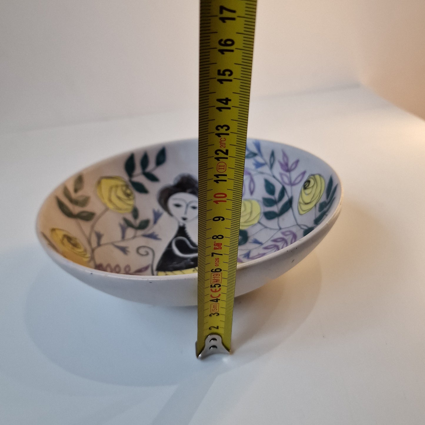 Kupittaan Savi Vintage keramische kom  Finse Scandi finland pottery designer midcentury