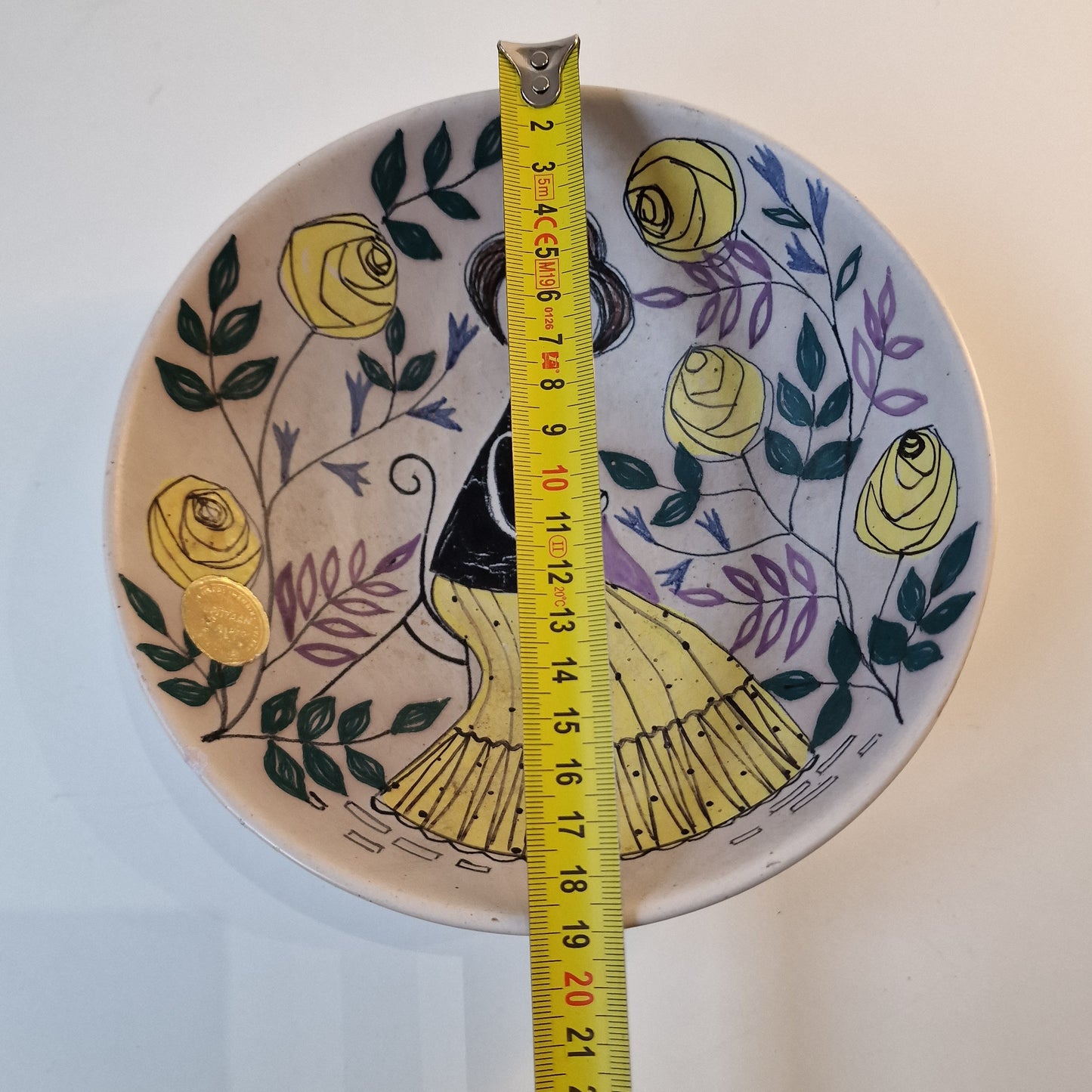 Kupittaan Savi Vintage keramische kom  Finse Scandi finland pottery designer midcentury