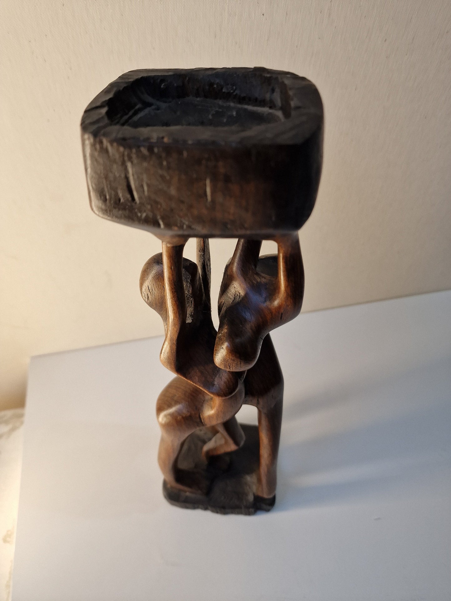 Afrika african Art sculpture, home decor, rustiek decor, meditatie hamam yoga houten beeld 31cm
