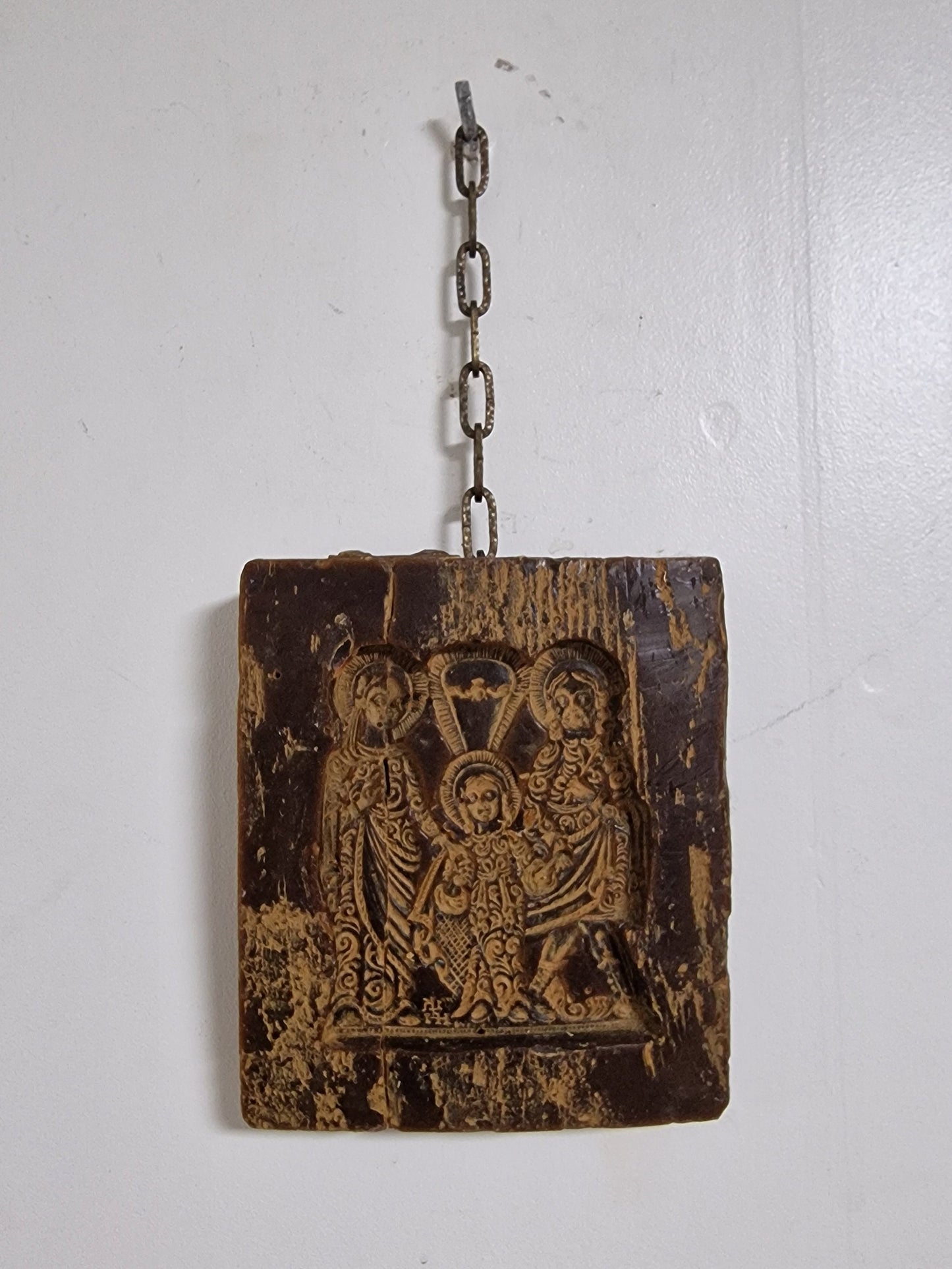 wiedergabe 18th Vienna austria  icoon - houtsnijwerk icon ikoon ikon woodcarving sacred family