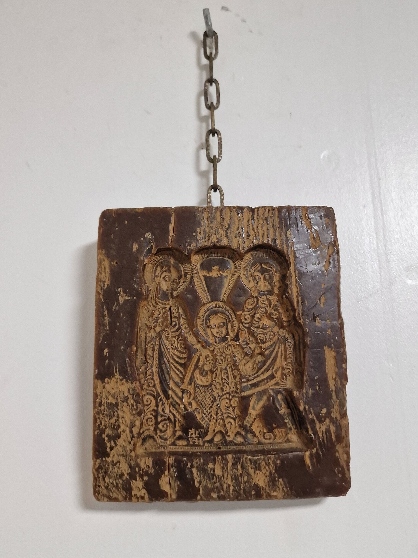 wiedergabe 18th Vienna austria  icoon - houtsnijwerk icon ikoon ikon woodcarving sacred family