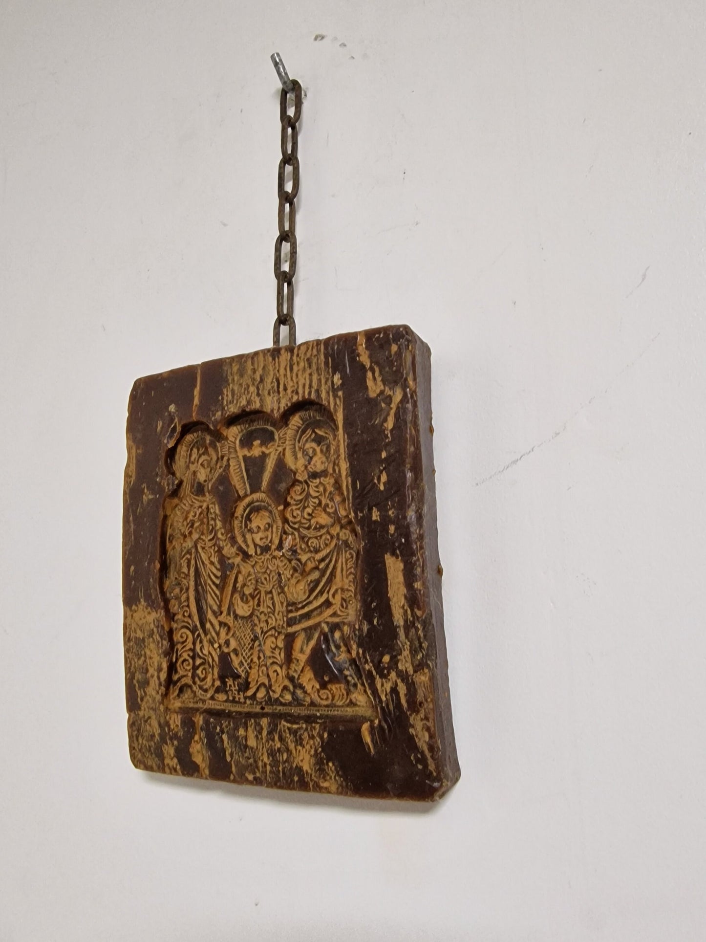 wiedergabe 18th Vienna austria  icoon - houtsnijwerk icon ikoon ikon woodcarving sacred family