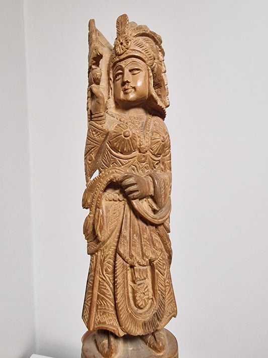 Old Indonesian figure, handcarved Java indonesia, good used condition