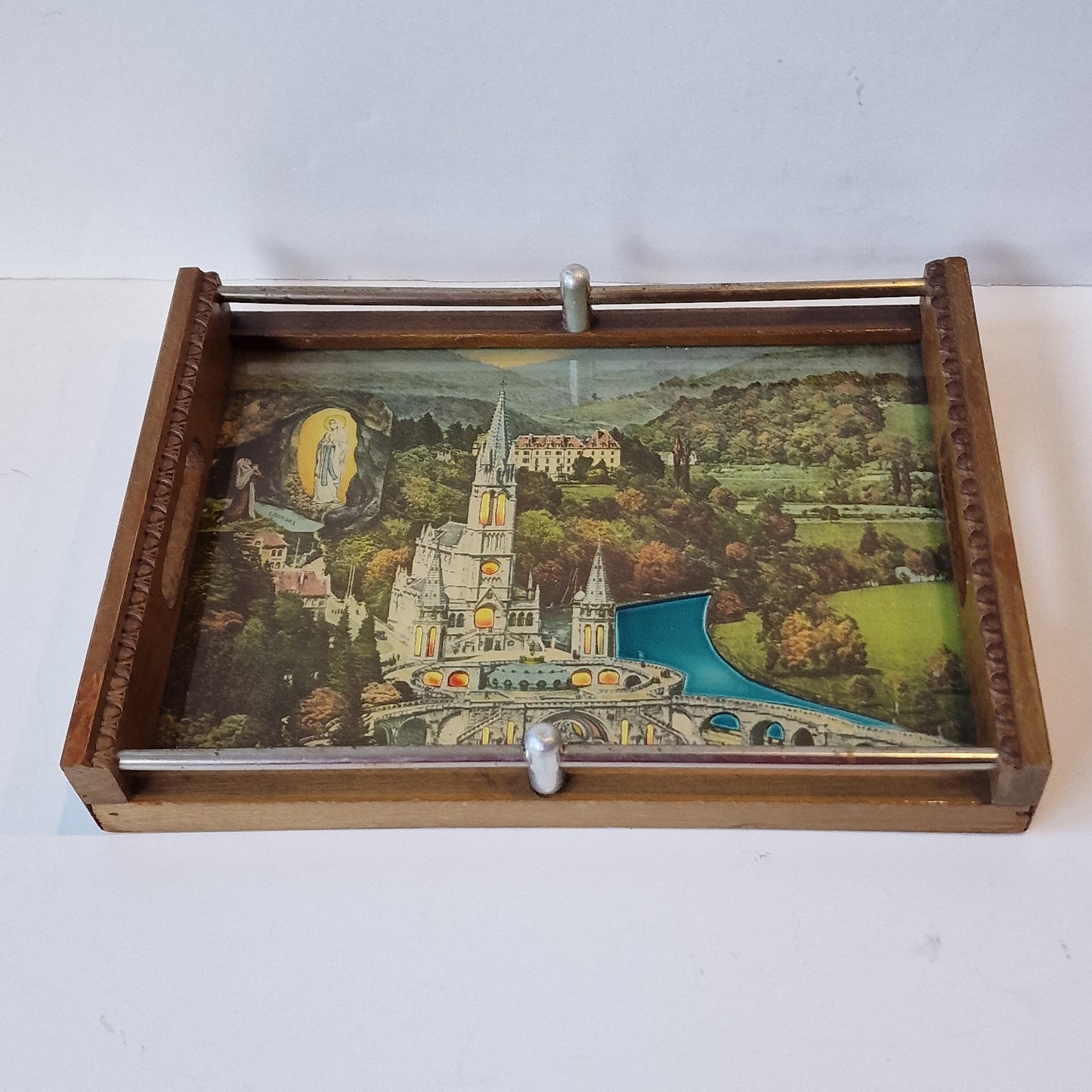 Vintage Maria de Lourdes Tray, Fornasetti Style, Mid-Century Serving Tray