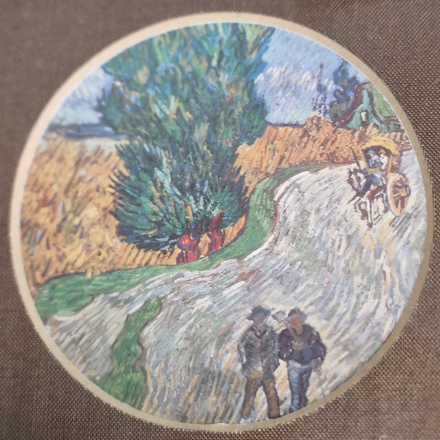 3 impressionist small framed painting, Impressionistisch kunstenaar Beek french wood, galerie messchede germany