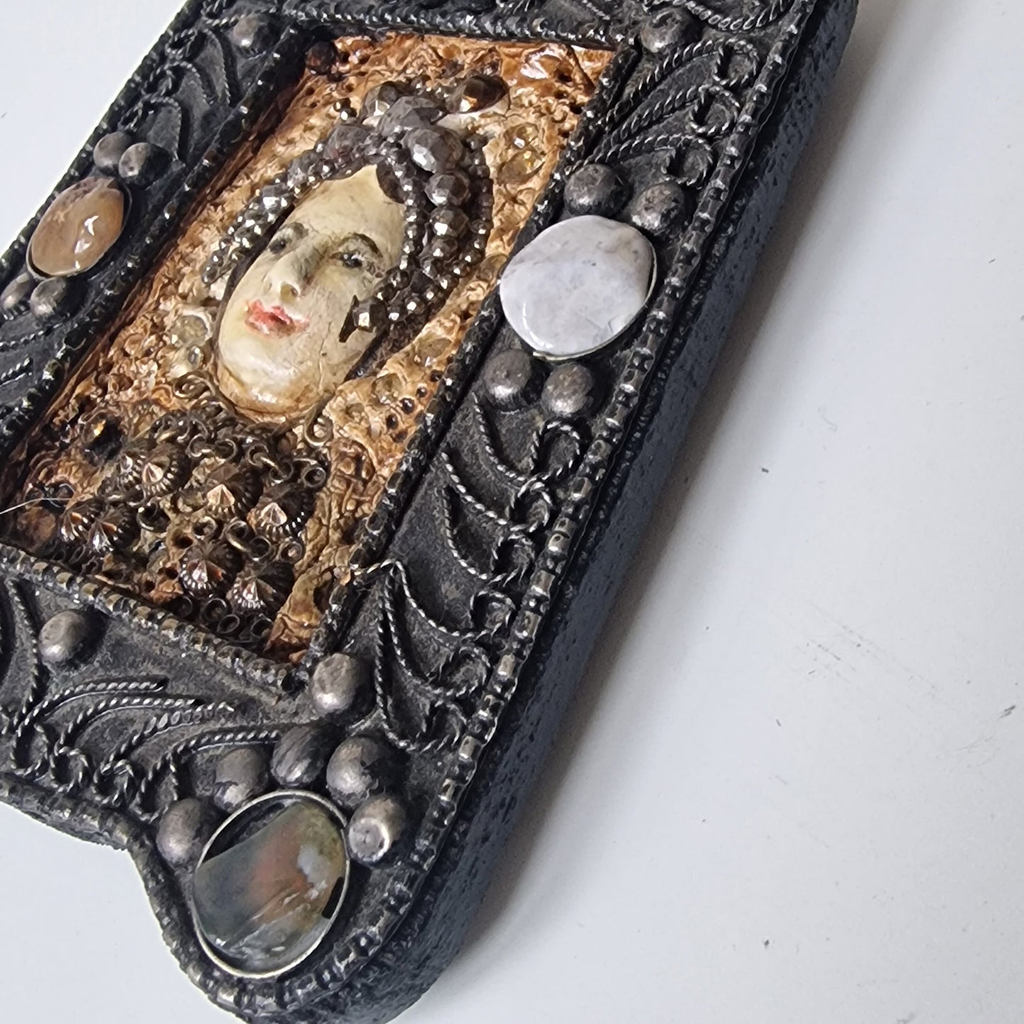Lya Wolkowiski (1933) -  art work relief, icon ikoon Maria