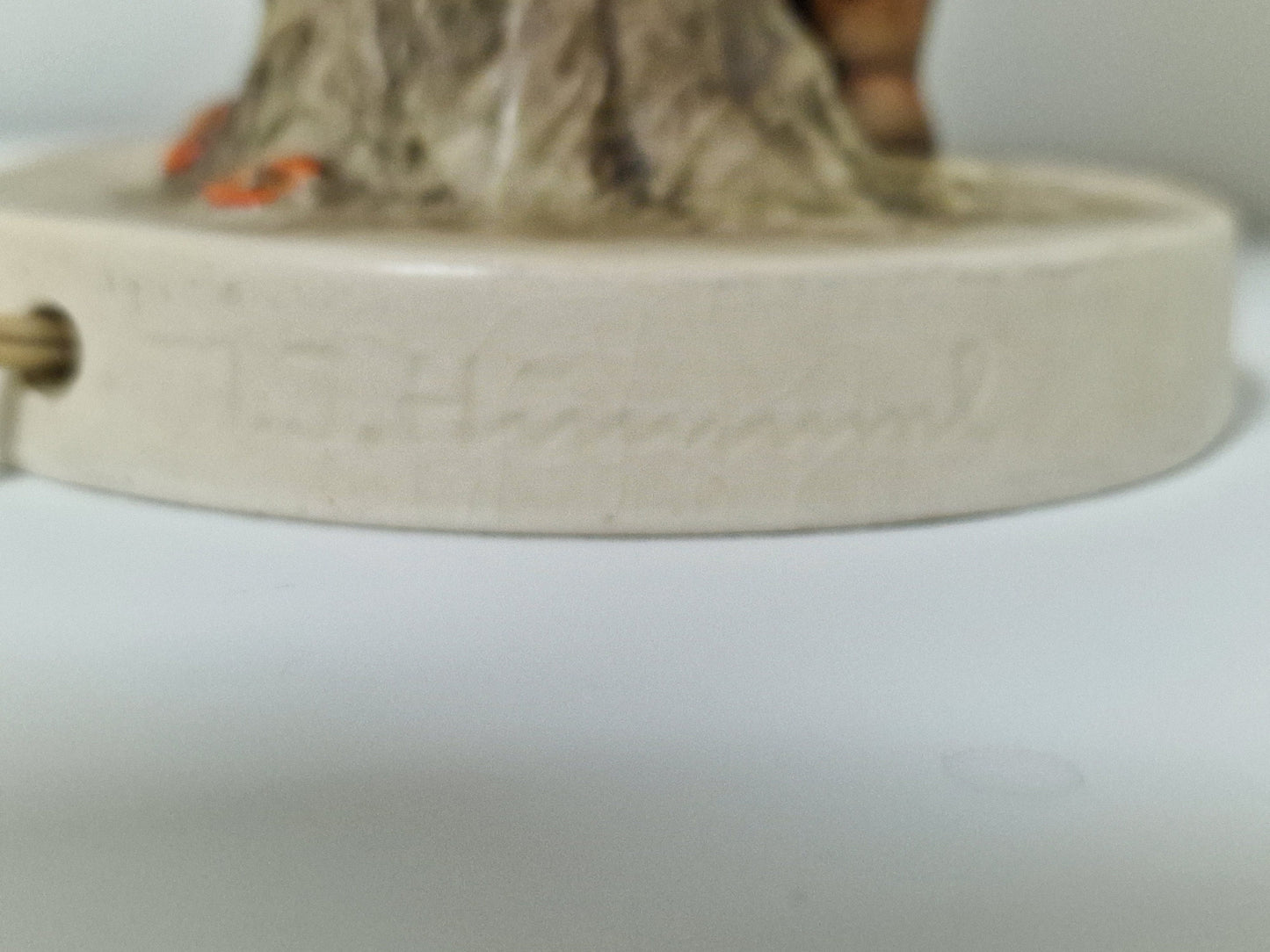 Goebel, hummel  antique biscuit porselein, gemerkt porcelain, rare figure lamp tablelamp