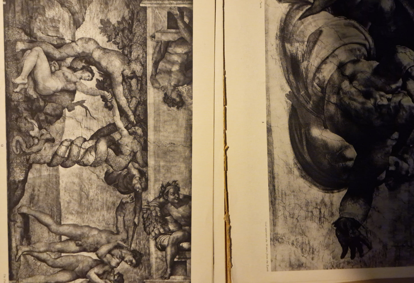Michelangelo Sistine Chapel Illustrations, Art Book 1935