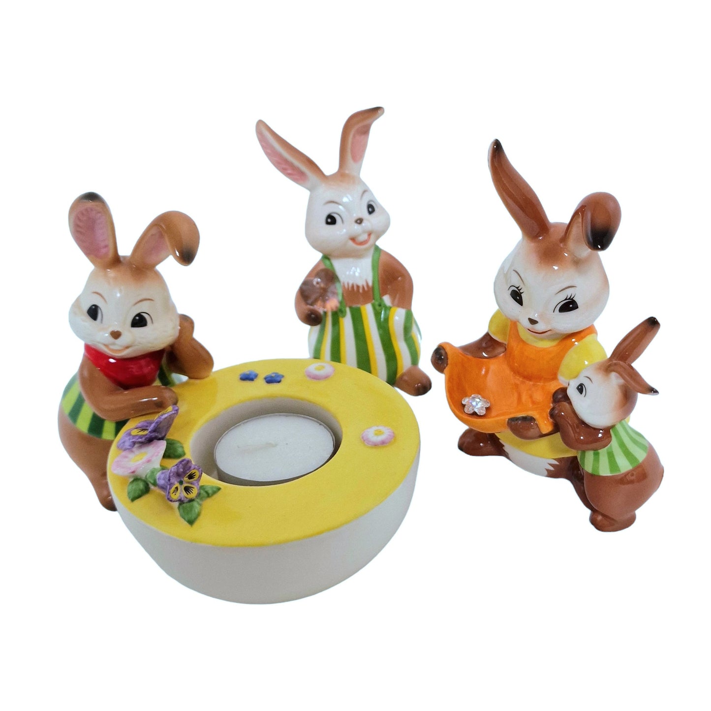 Hummel Goebel Easter Bunny Figurines, Porcelain Set