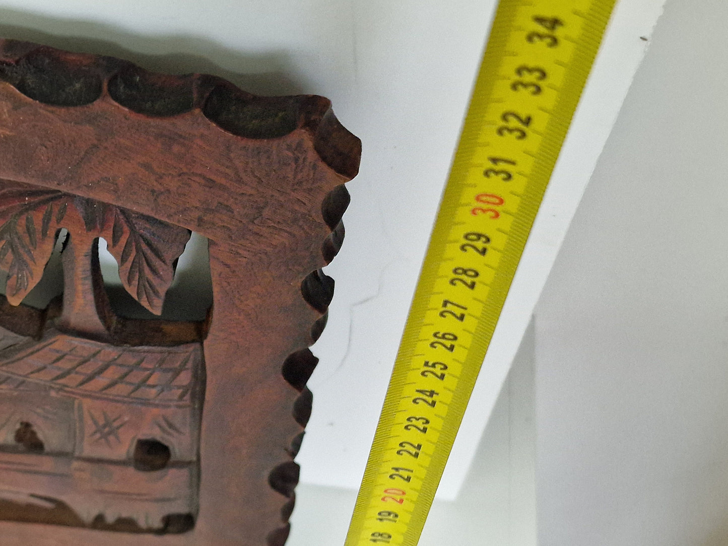 Antique Chinese Wood Carving Panel, Republic Era