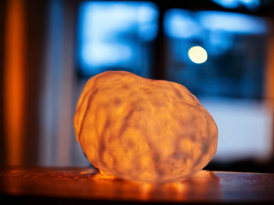 Vintage XL Moon Rock Lamp, Heico Germany, Space Age Design