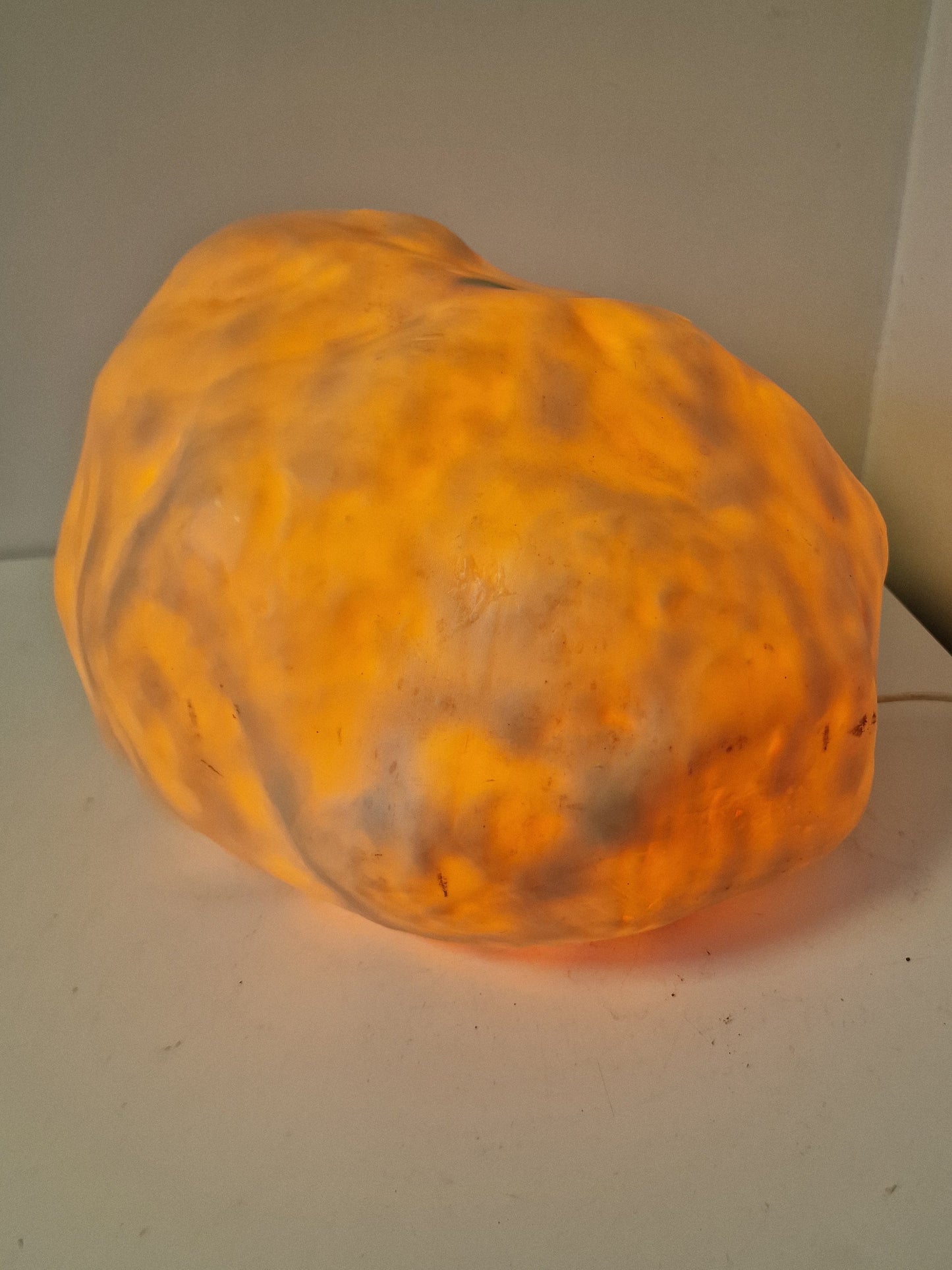 Vintage XL Moon Rock Lamp, Heico Germany, Space Age Design