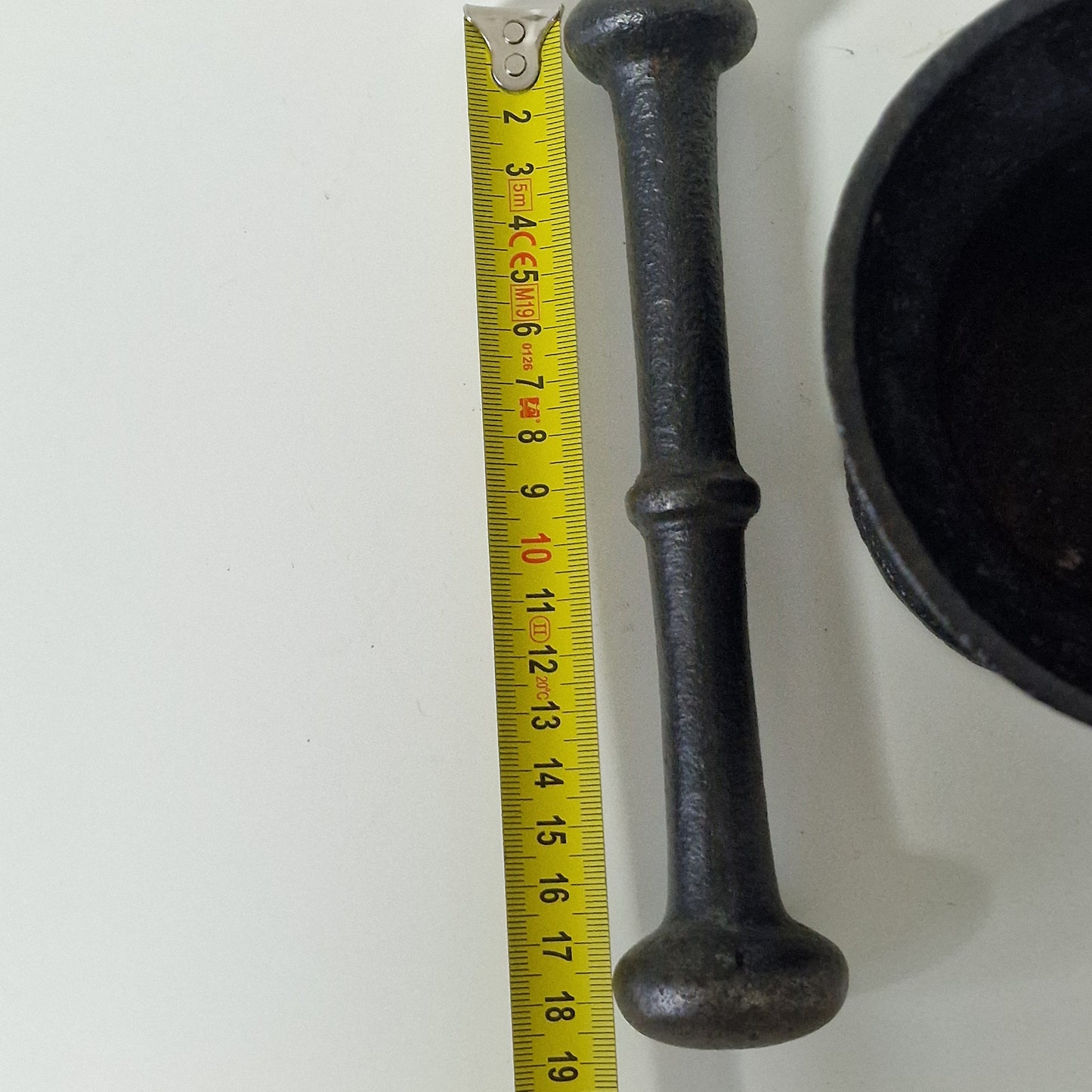antique european mortar and pestle,  middelages, 16th 17th century, rare, vijzel antiek, iron