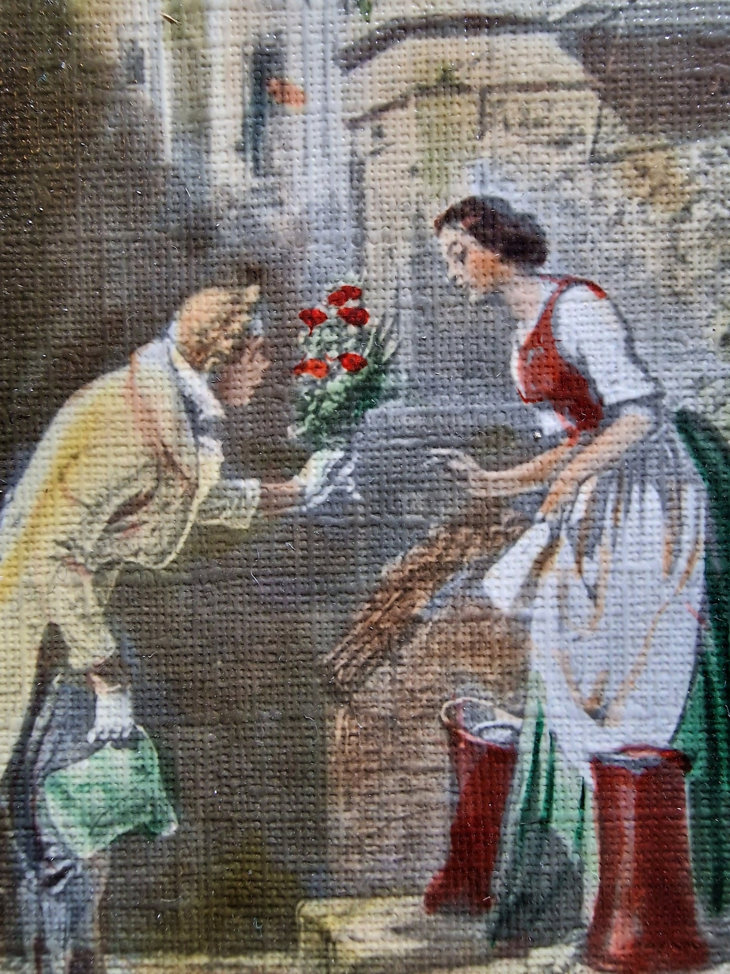 Framed Oil Painting on Panel, After Carl Spitzweg, German Art