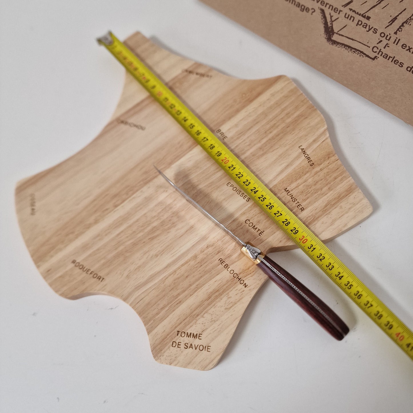 Laguiole Cheese Board with Knife, Appetizer Platter, French Borreltijd
