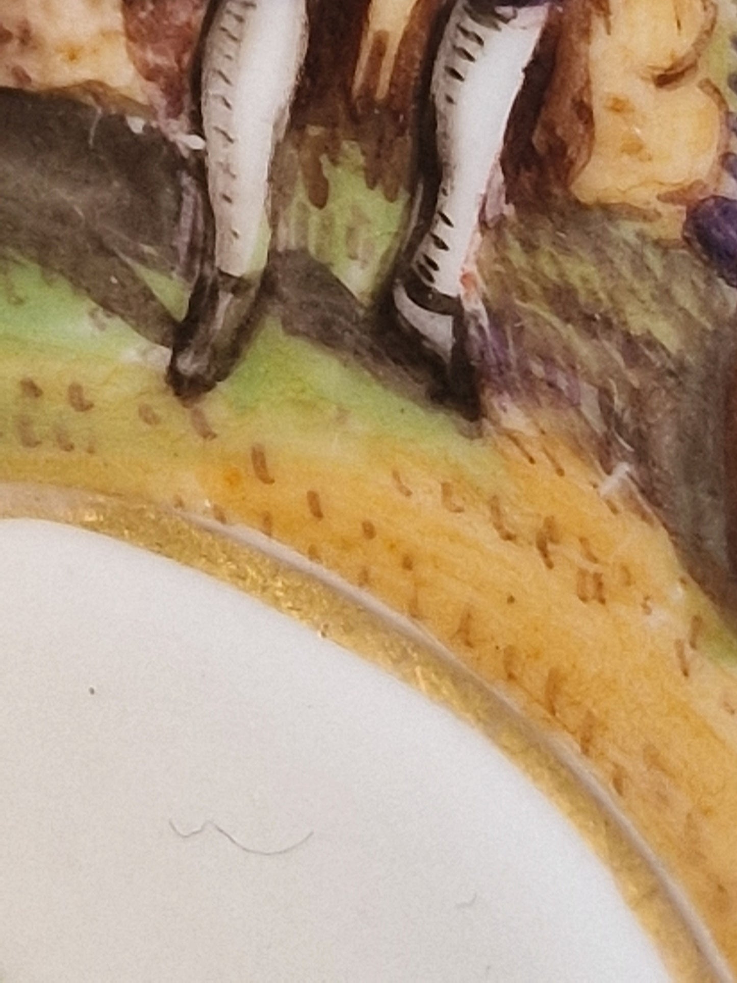Meissen handpainted HELENA WOLFSOHN Dresden Meissen Duitsland Porseleinen Schotel dish platter c1880