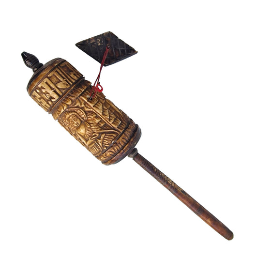 Tibetan Prayer Wheel, Om Mani Padme Hum, Ritual Altar Decor