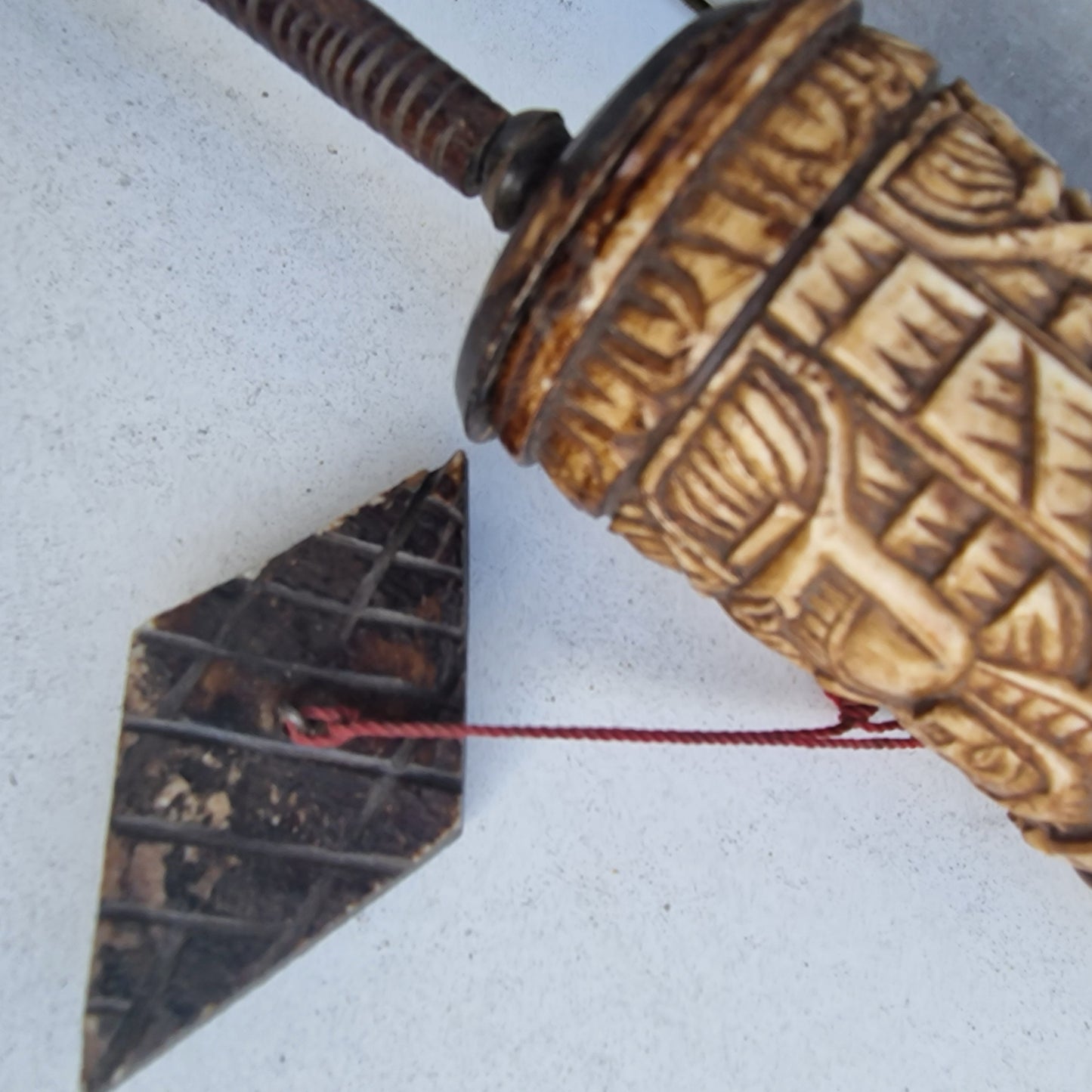 Tibetan Prayer Wheel, Om Mani Padme Hum, Ritual Altar Decor