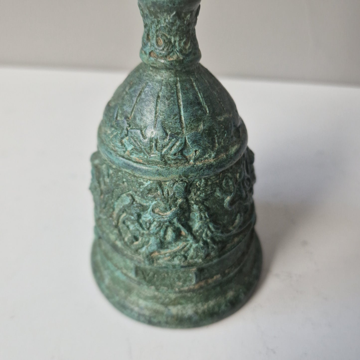Antique Bronze Meditation Bell, Eastern Asian Decor