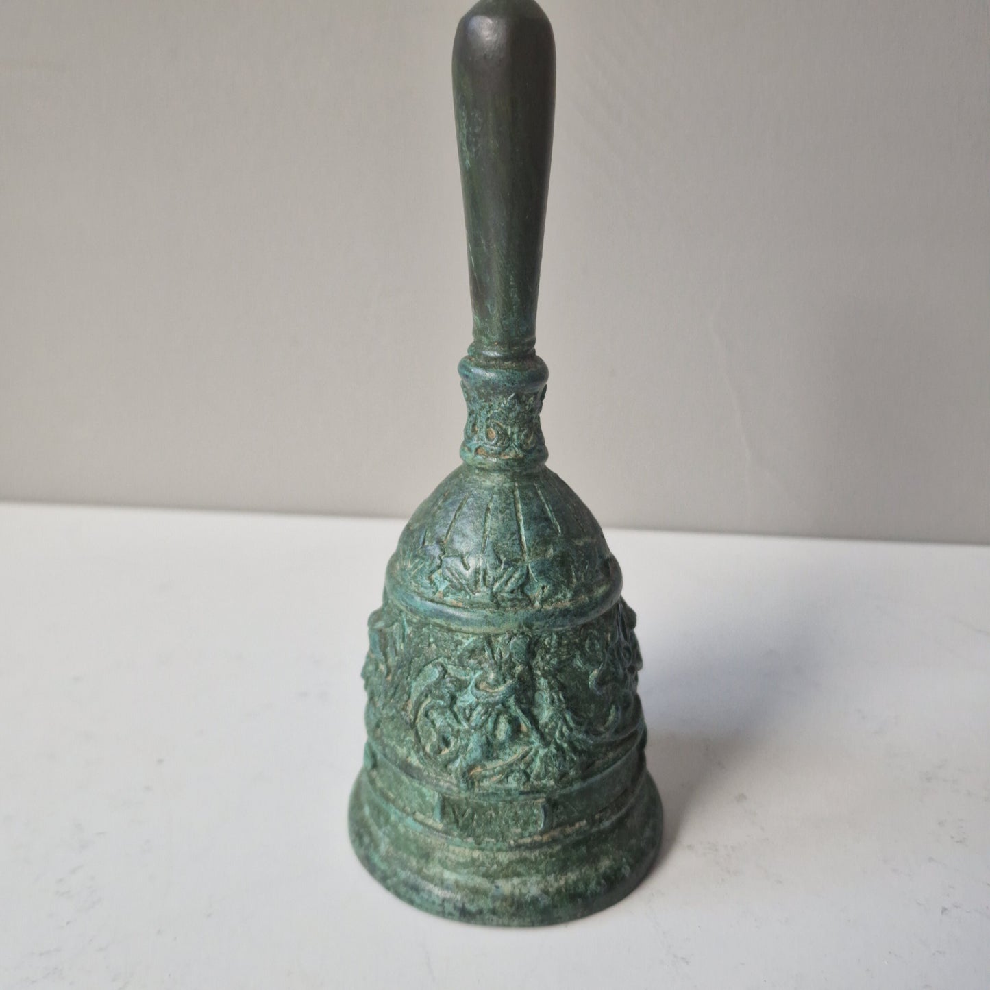 Antique Bronze Meditation Bell, Eastern Asian Decor