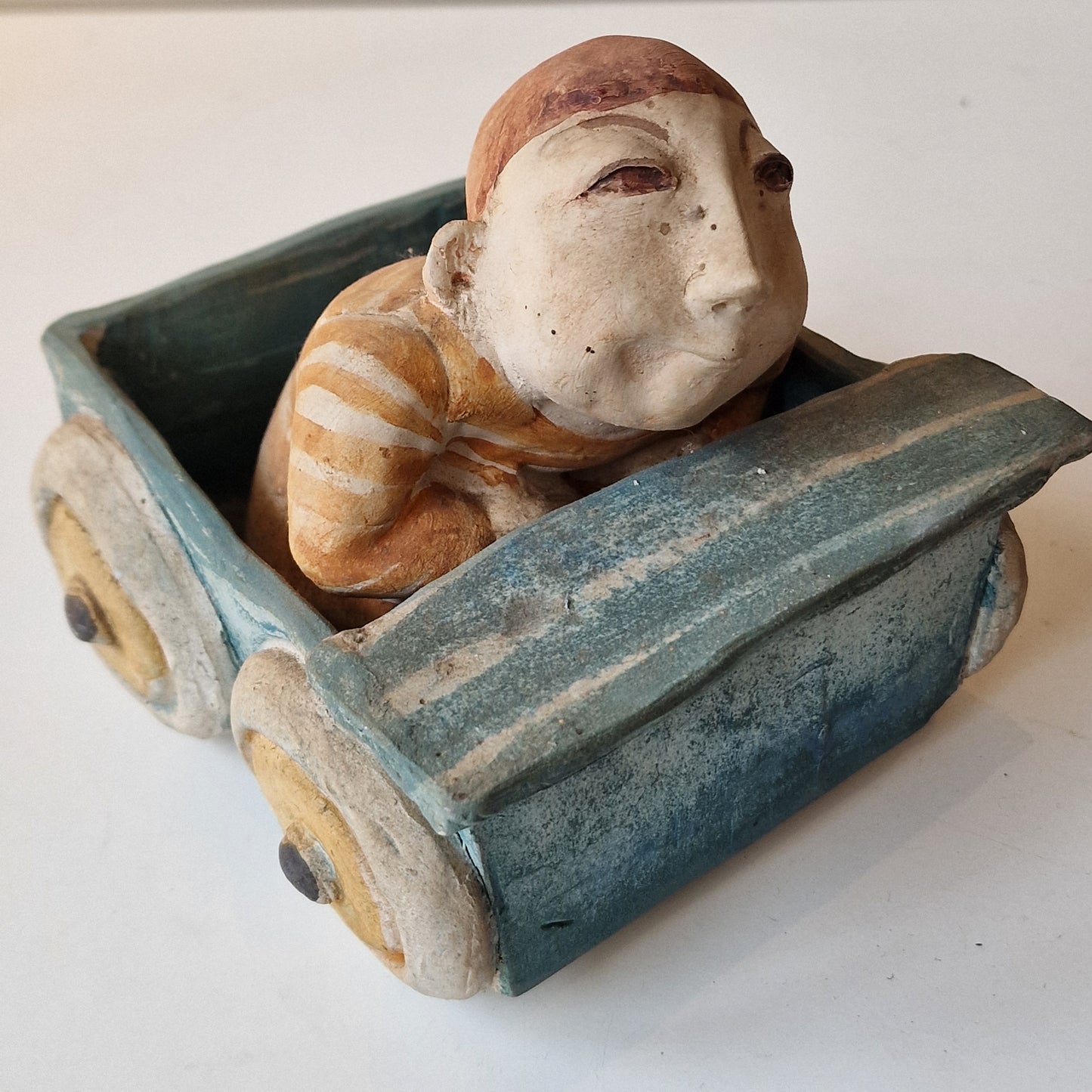 liesje van vlijmen - raku sculpture - dutch artist sculpture