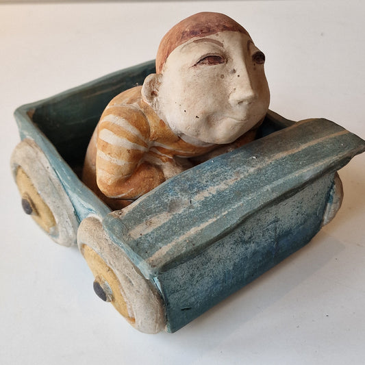 liesje van vlijmen - raku sculpture - dutch artist sculpture