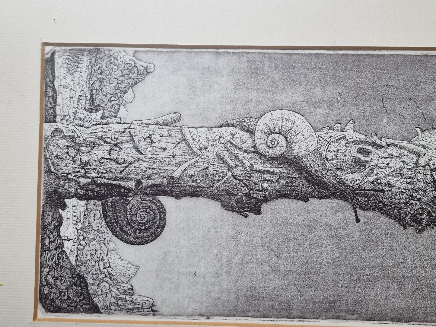 Joep Hommerson, Surrealism/ Magical realism, Dutch  - ets, etch framed, dutch painter