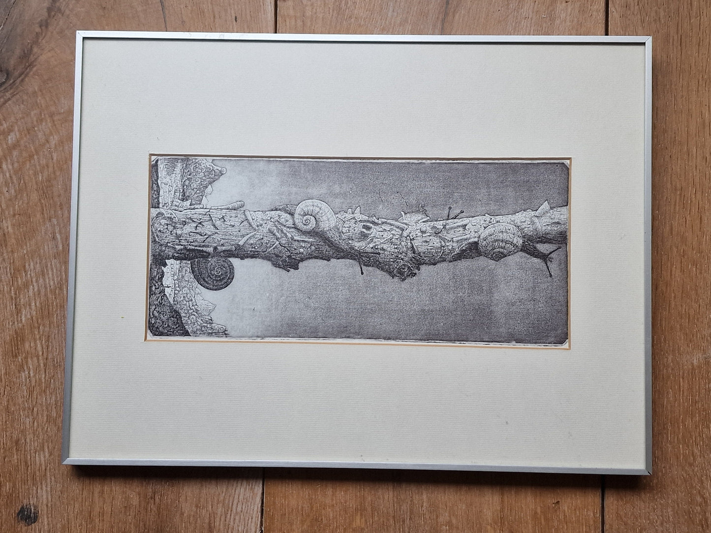 Joep Hommerson, Surrealism/ Magical realism, Dutch  - ets, etch framed, dutch painter
