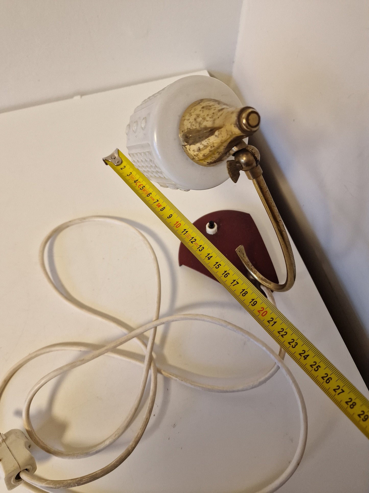 TEMDE Swiss Vintage 50s Table Lamp, Mid-Century Bedside Light