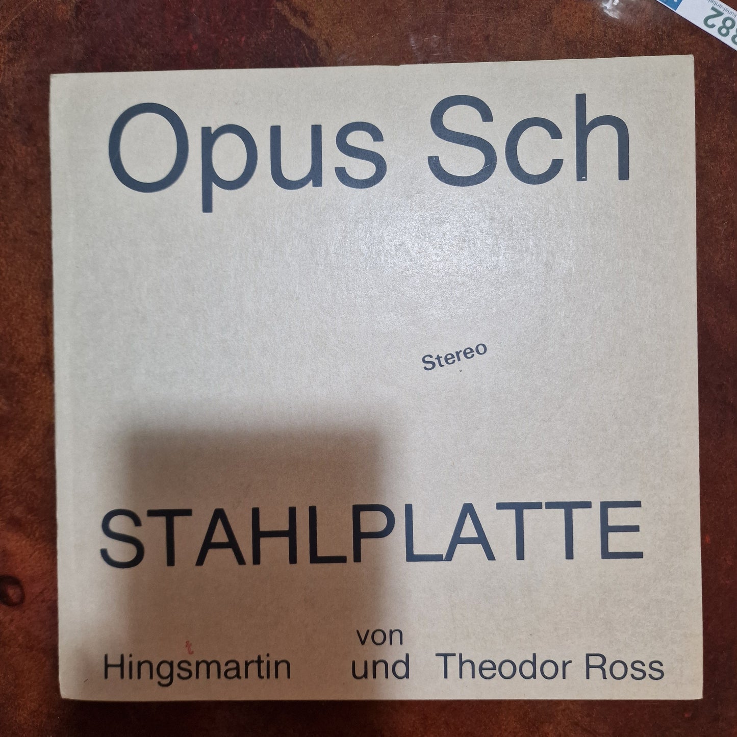 Signed Art Steel Plate, Opus Stahlplatte, Hingsmartin, Limited Edition