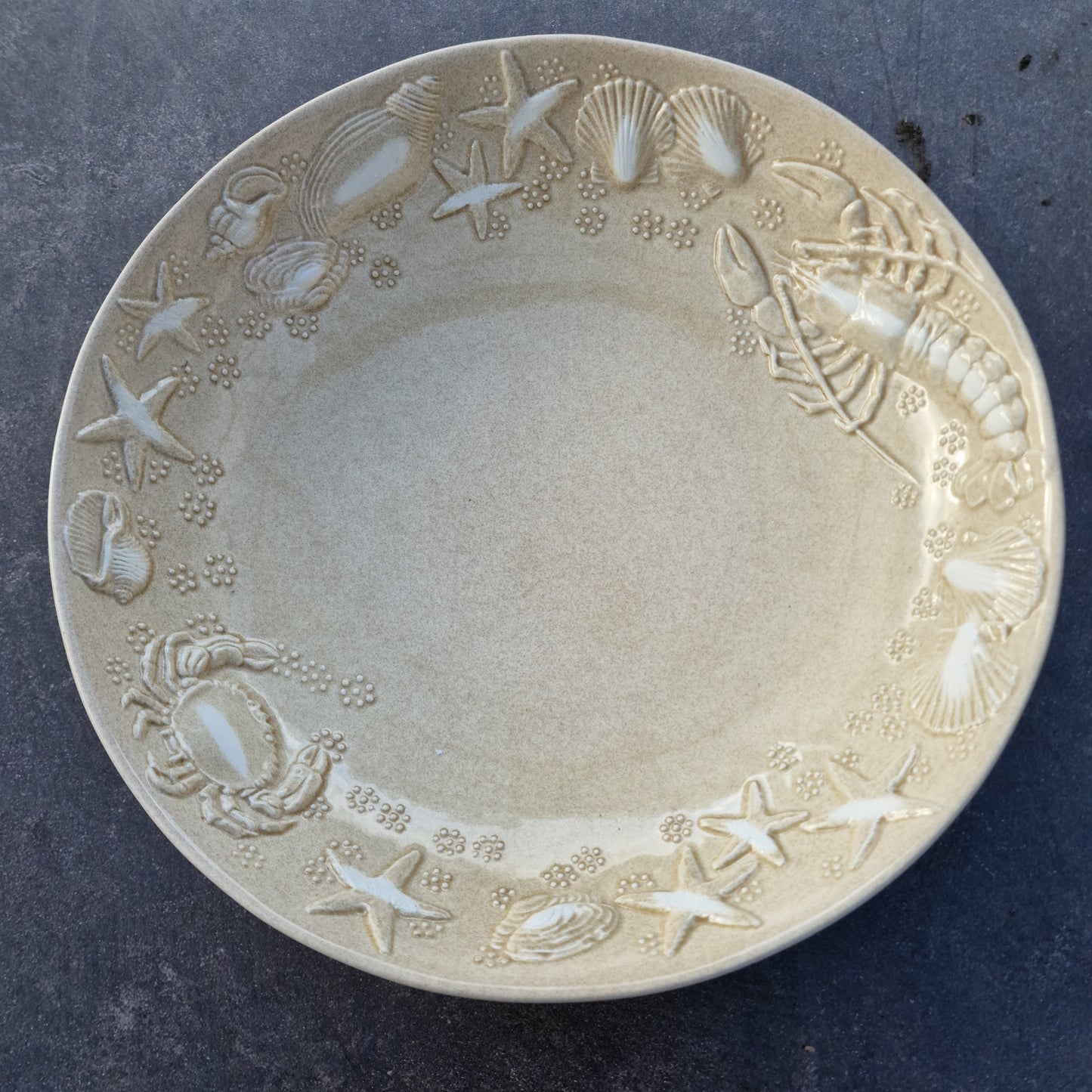 Christian Dior XL Seafood Platter Bowl, Lobster Design, Retired exclusive very large bowl