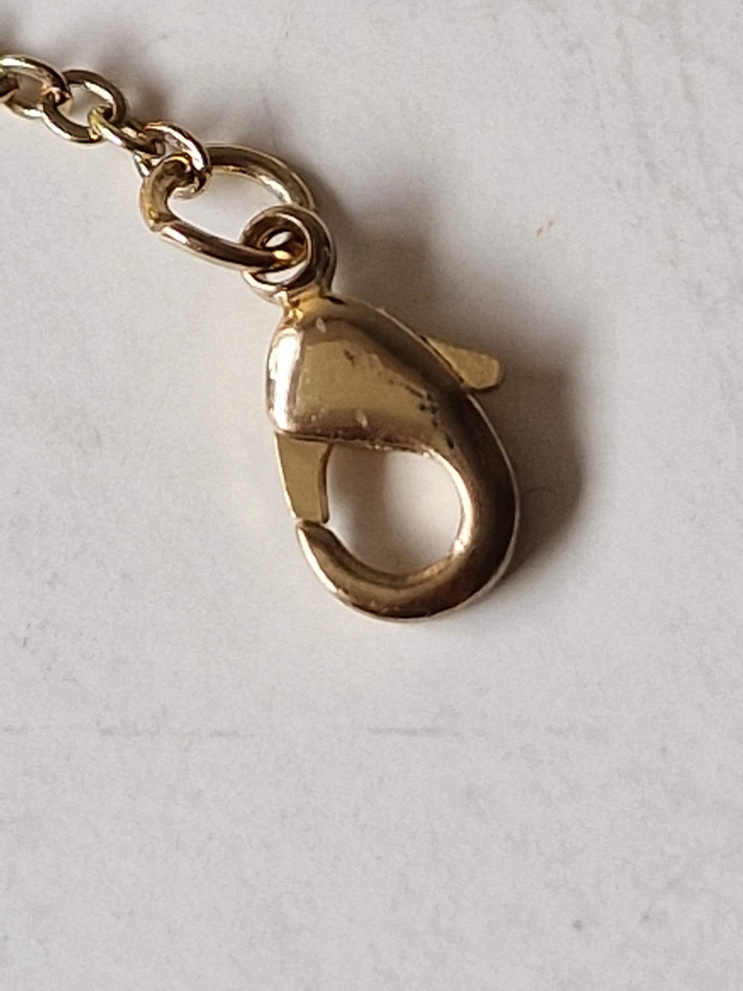 Vintage NINA RICCI Gold Plated Apple Charm Bracelet, Unused