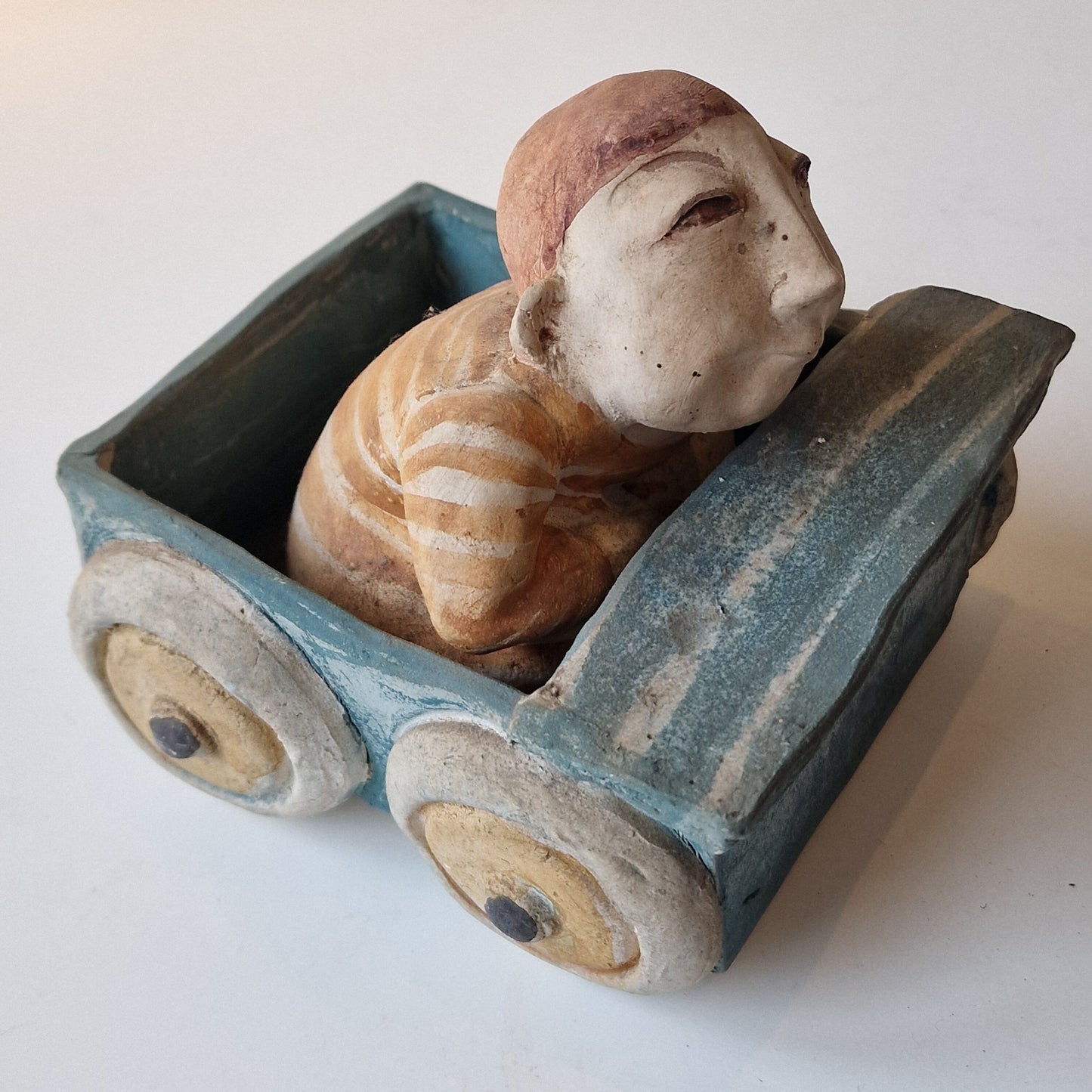 liesje van vlijmen - raku sculpture - dutch artist sculpture