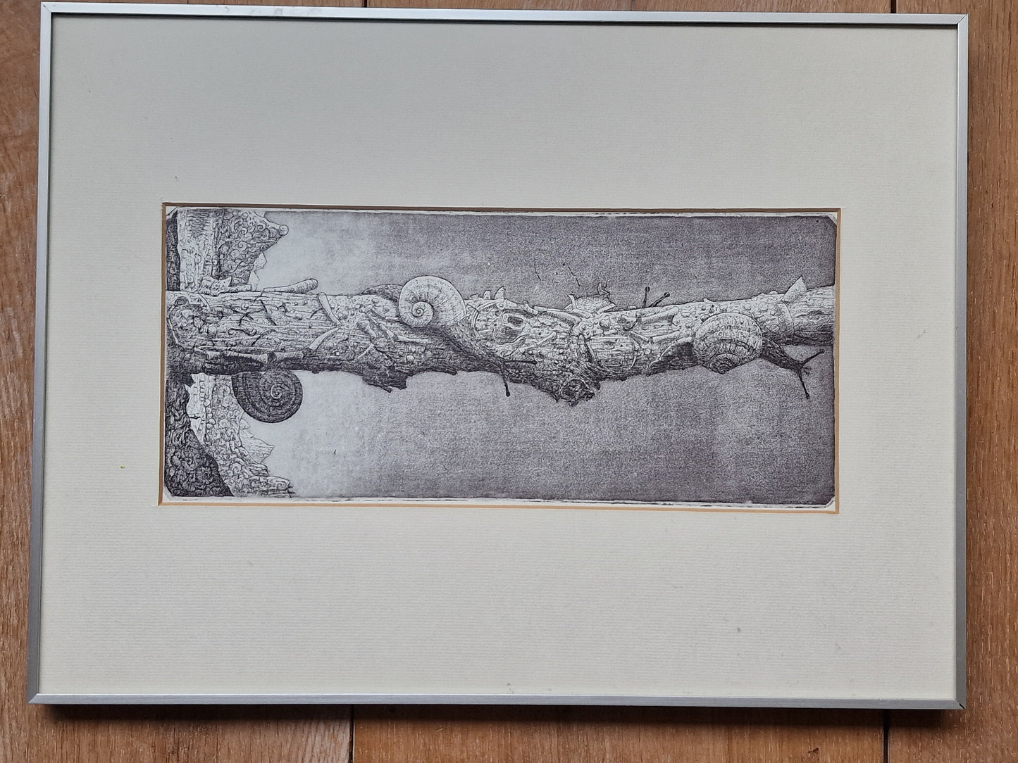 Joep Hommerson, Surrealism/ Magical realism, Dutch  - ets, etch framed, dutch painter