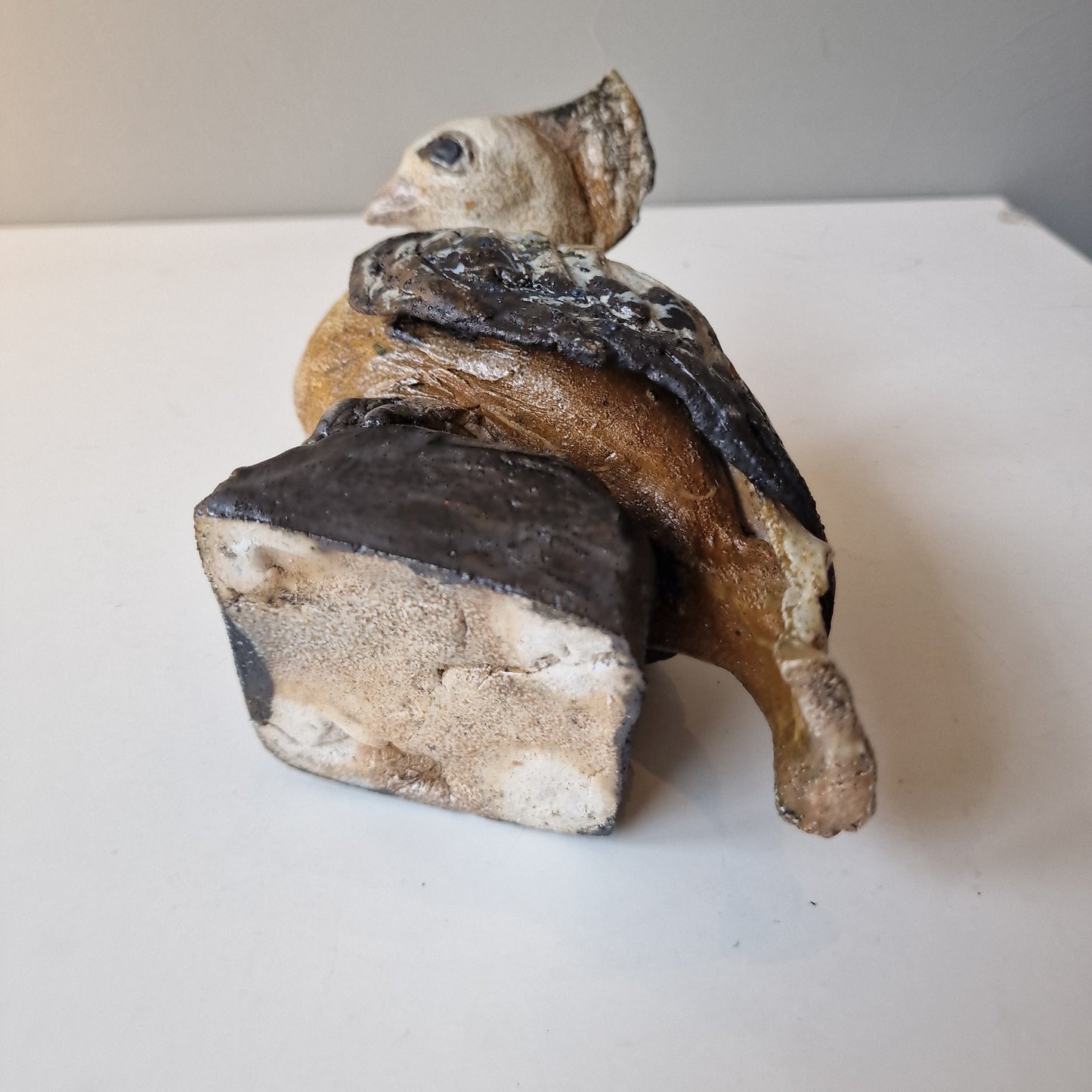 Nel Klaassen Bird Sculpture – Dutch Artist, Bouhuys Provenance