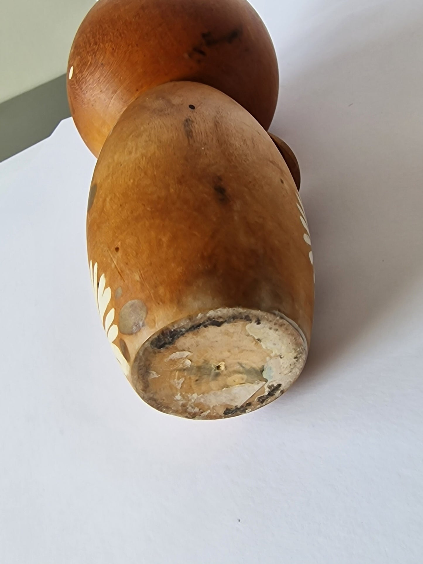 Vintage Showa Kokeshi Doll, Japanese Wood Folk Art
