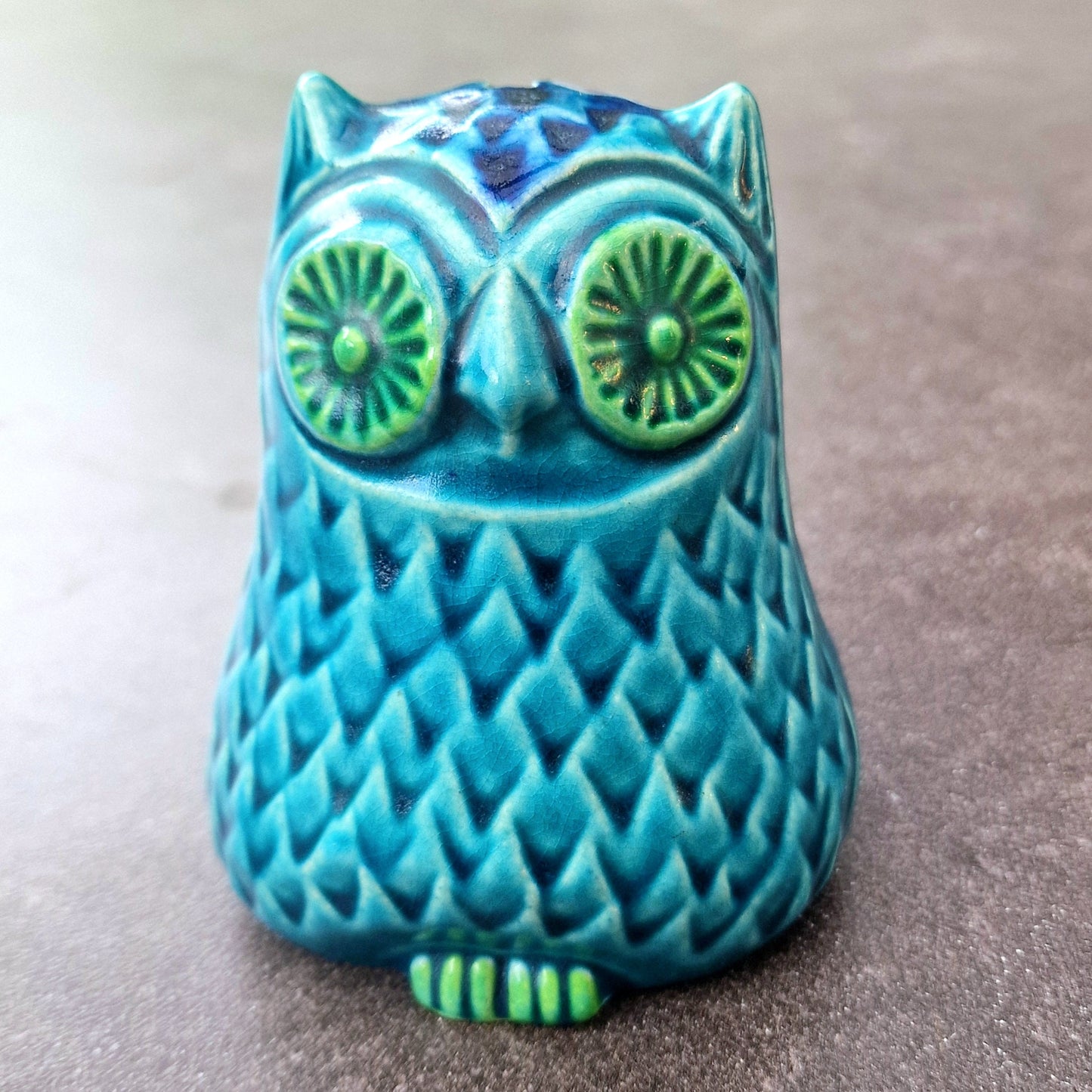 Aldo Londi Bitossi Owl Bank, Mid-Century Italian Ceramic Sculpture